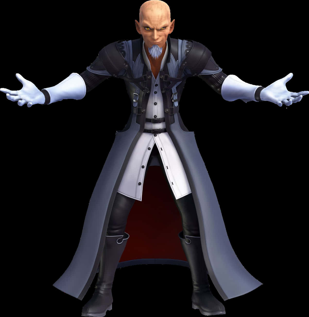 Kingdom Hearts Xehanort, Xehanort, bald elf-like character, SD Phone Wallpaper