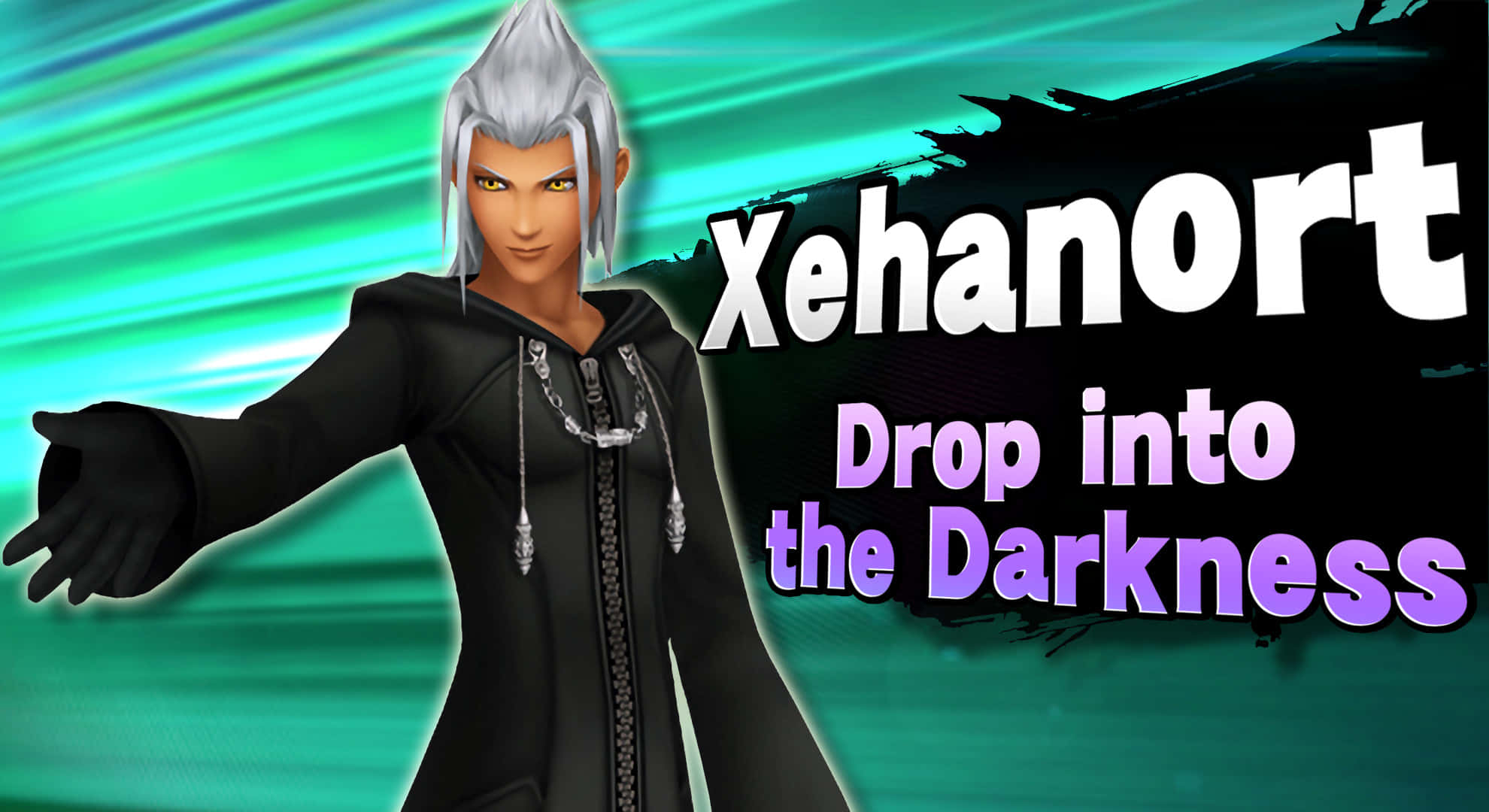 Kingdom Hearts Xehanort, Xehanort, silver-haired anime character, Full HD Desktop Wallpaper
