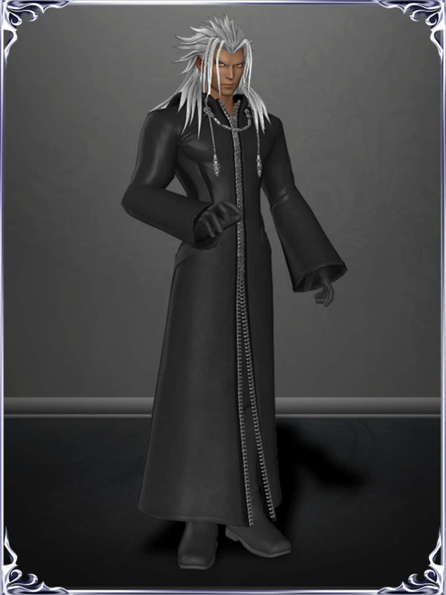 Kingdom Hearts Xemnas, Xemnas, silver-haired, SD Phone Wallpaper