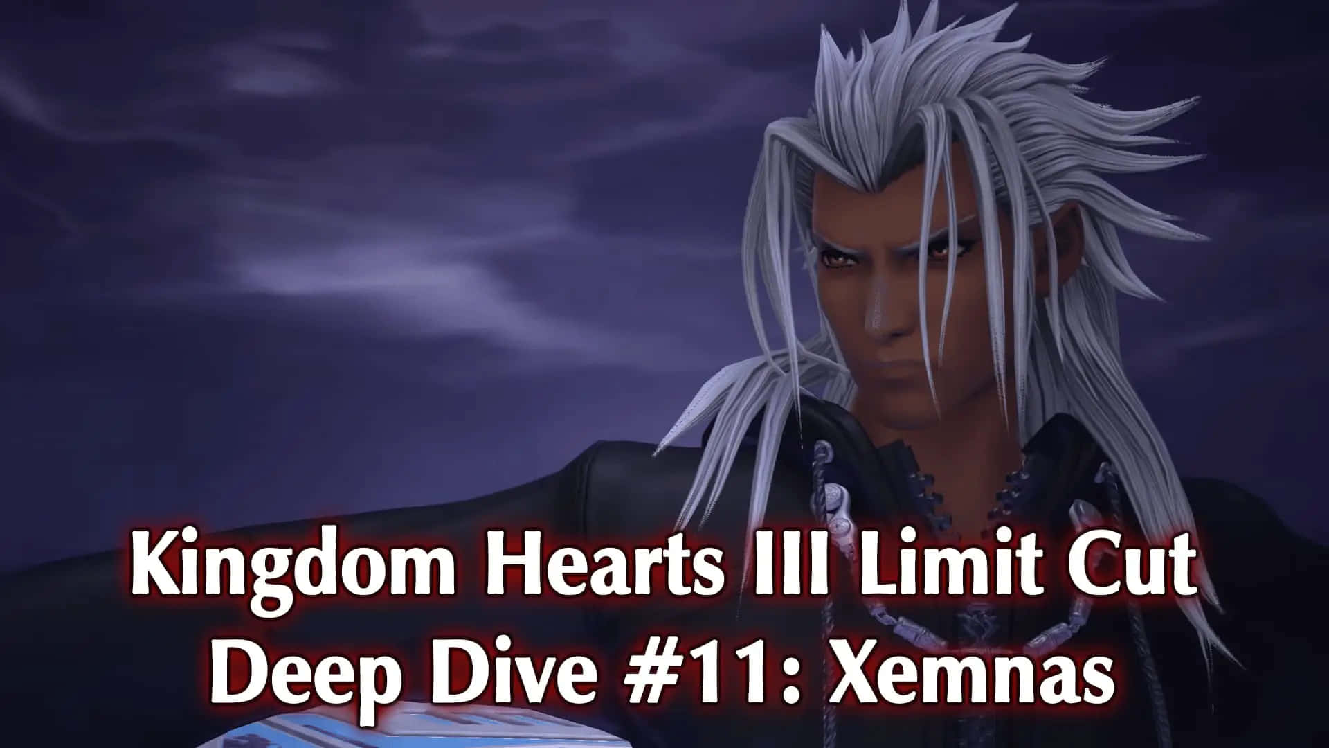 Kingdom Hearts, Xemnas, spiky silver hair, Full HD Desktop Wallpaper