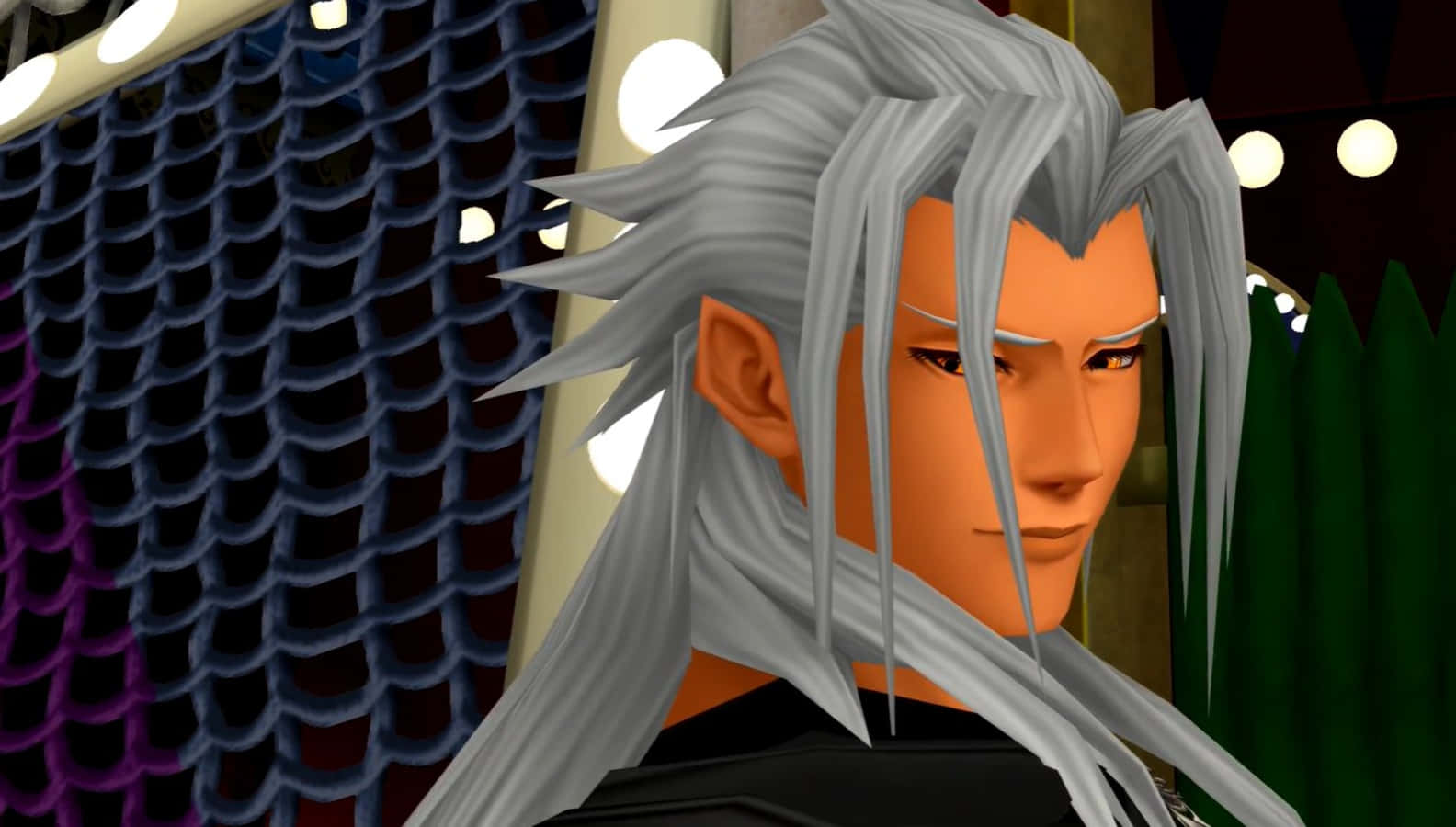 Kingdom Hearts Xemnas, silver-haired, anime character, HD Desktop Wallpaper