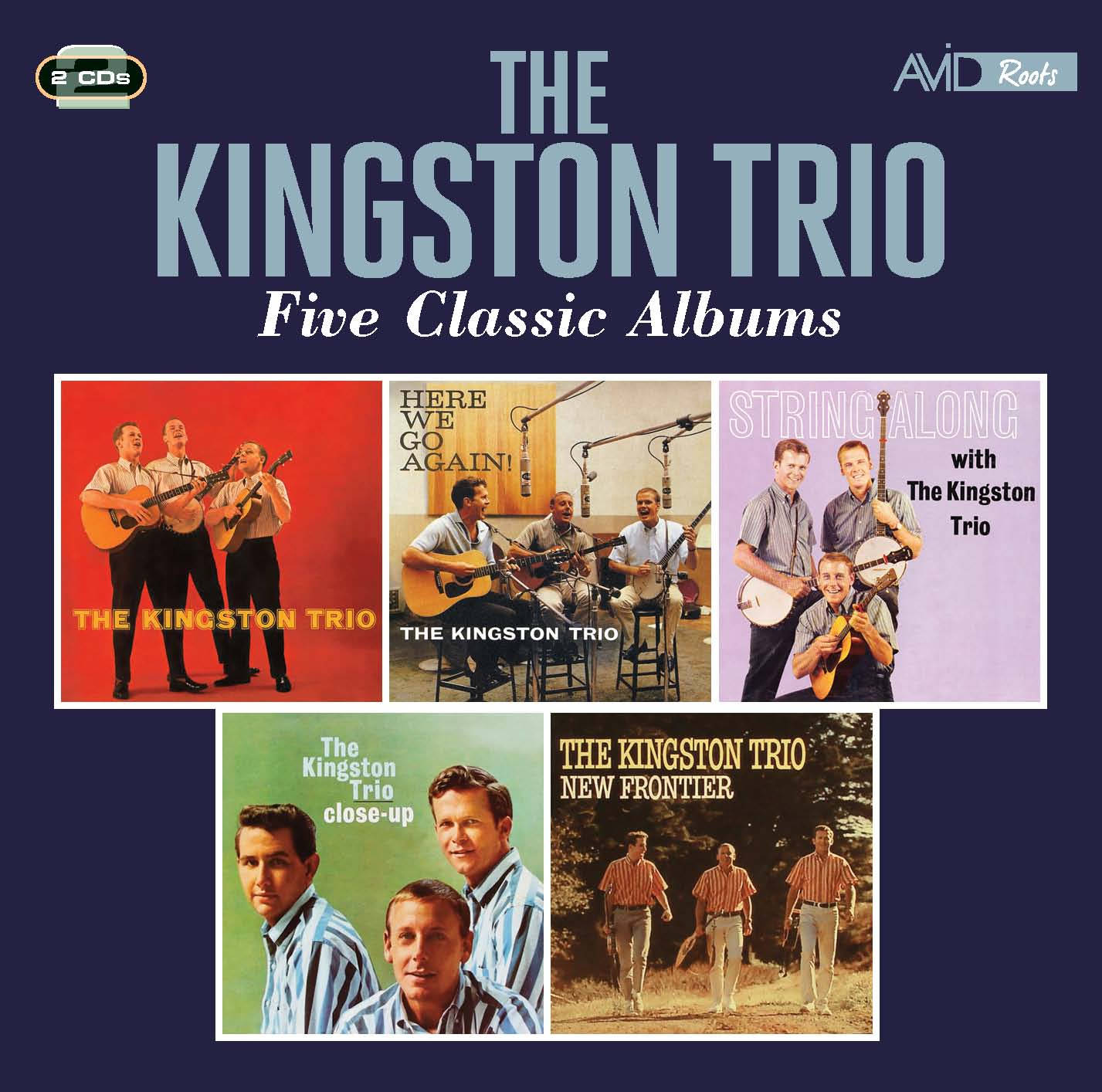 The Kingston Trio, five classic album art, striped shirts, HD Desktop Wallpaper