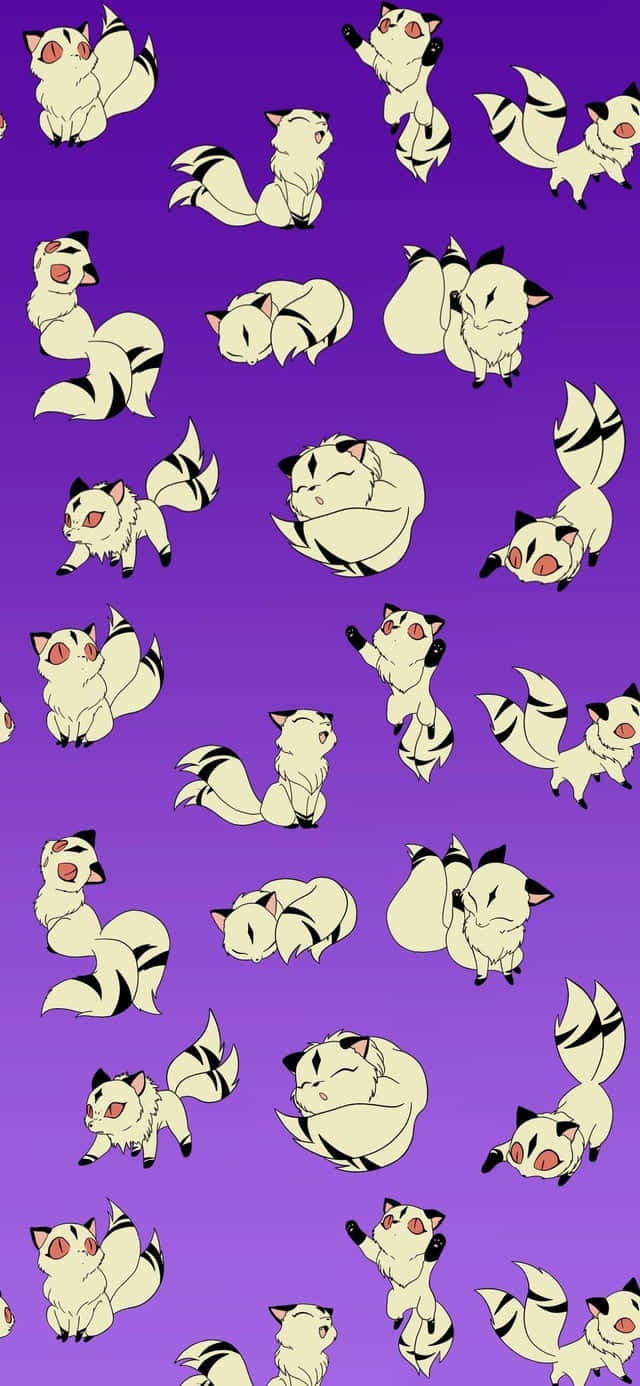 Kirara, 640 x 1386, vibrant purple, HD Phone Wallpaper