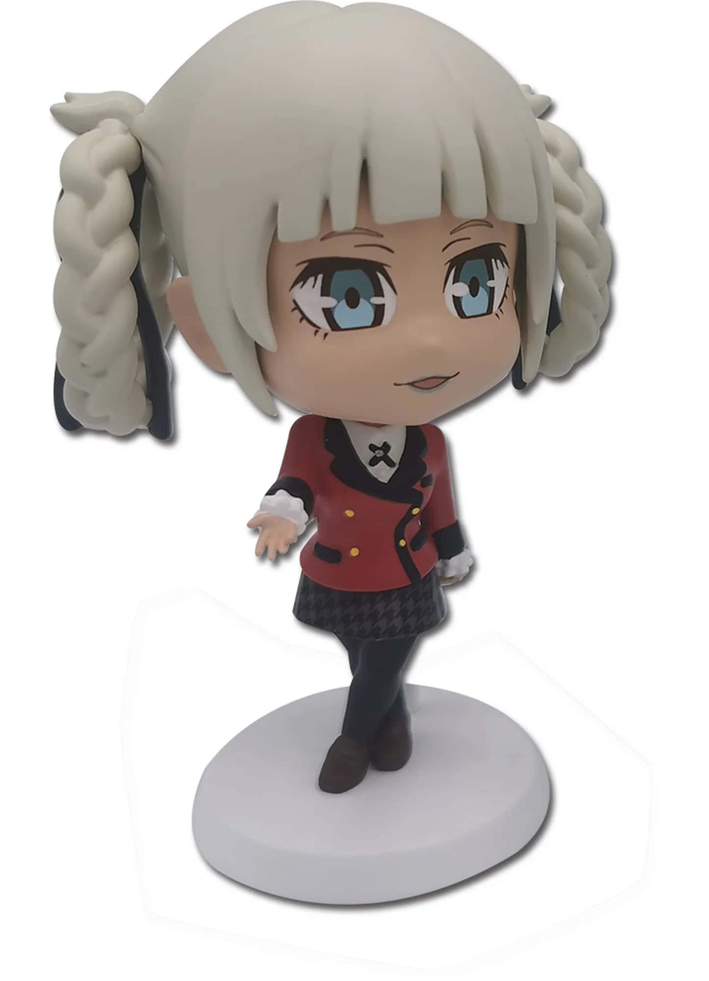 Kirari Momobami, chibi anime figurine, white braided hair, Full HD Phone Wallpaper