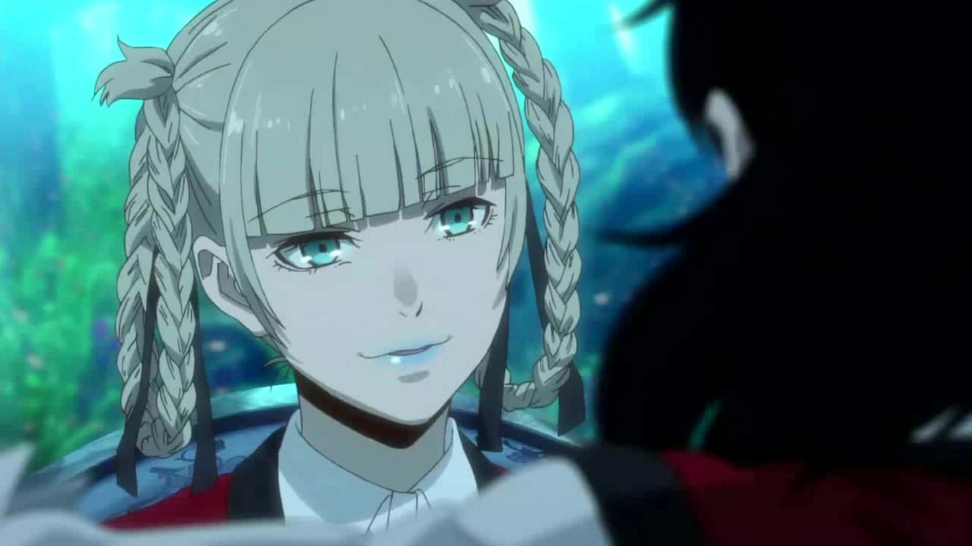 Kirari Momobami, silver braids, blue eyes, Full HD Desktop Wallpaper