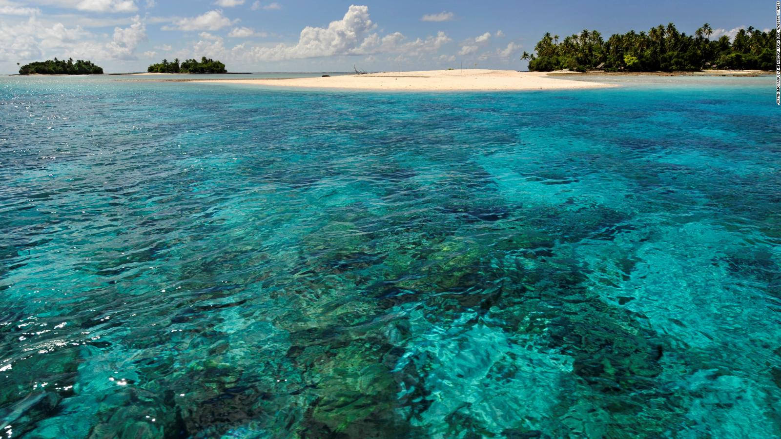 Kiribati, turquoise water, coral reefs, HD Desktop Wallpaper