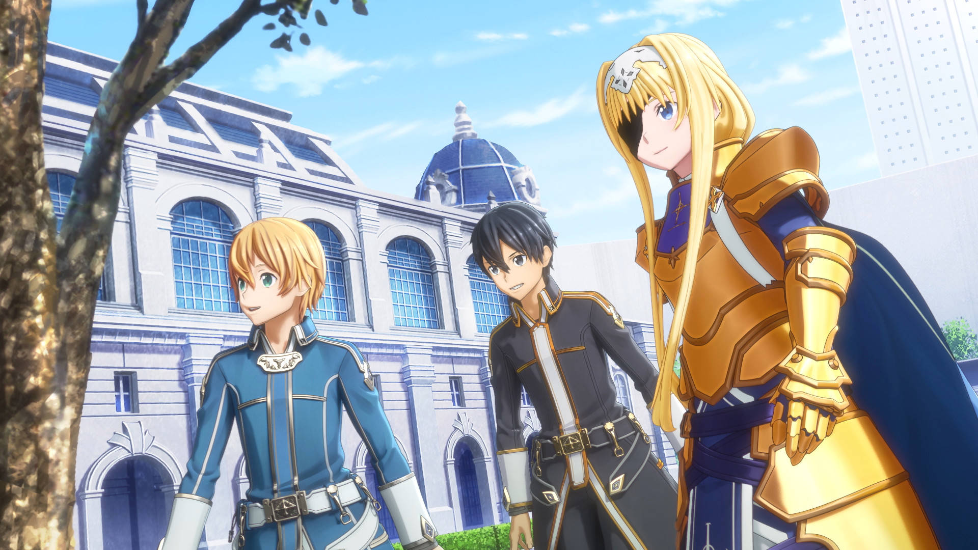 Kirito, anime characters, detailed armor, Full HD Desktop Wallpaper