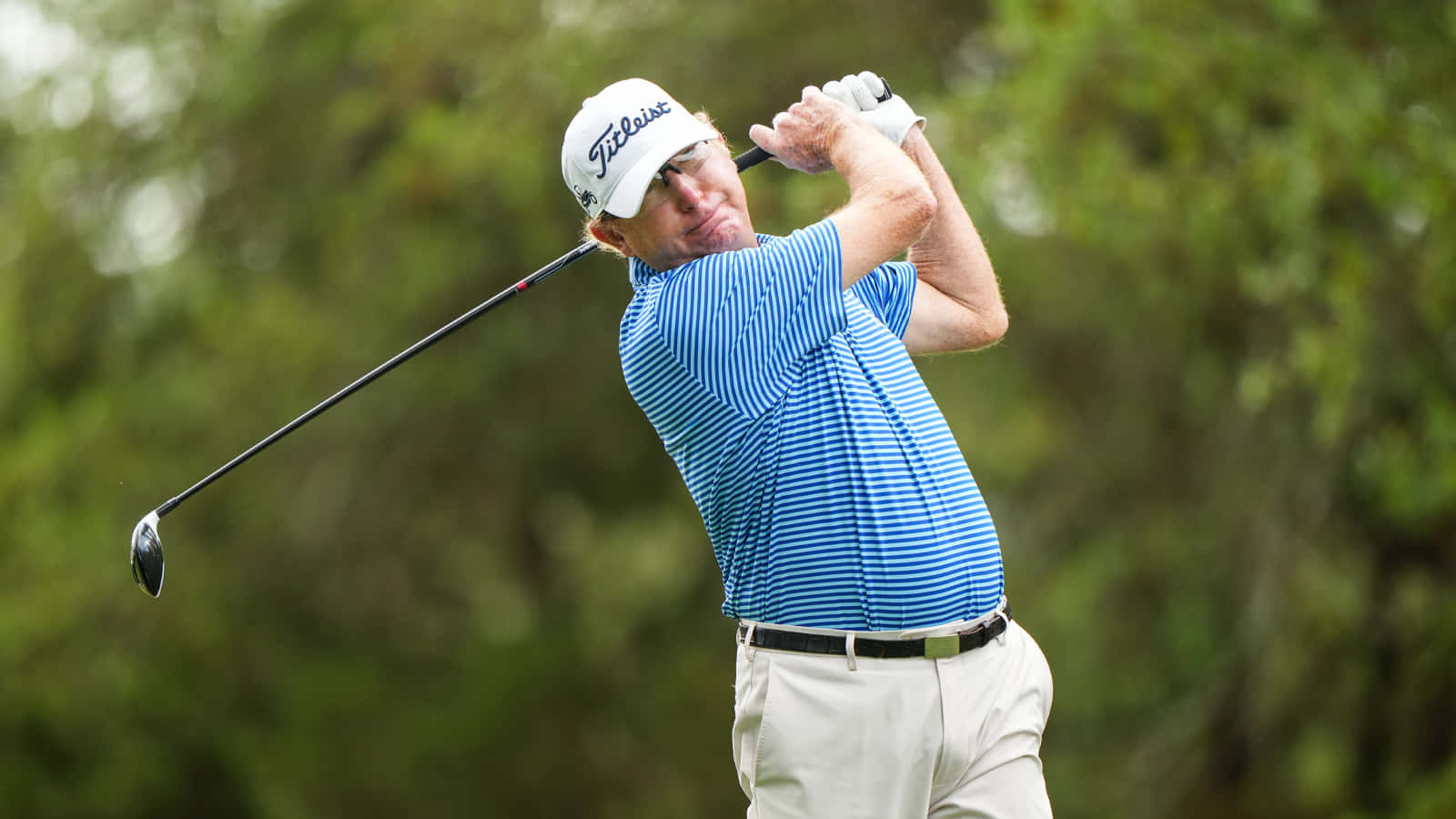 Kirk Triplett, driver, blue striped shirt, HD Desktop Wallpaper