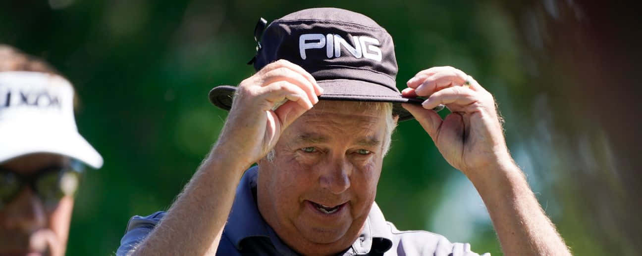 Kirk Triplett, black PING cap, golfer, HD Desktop Wallpaper