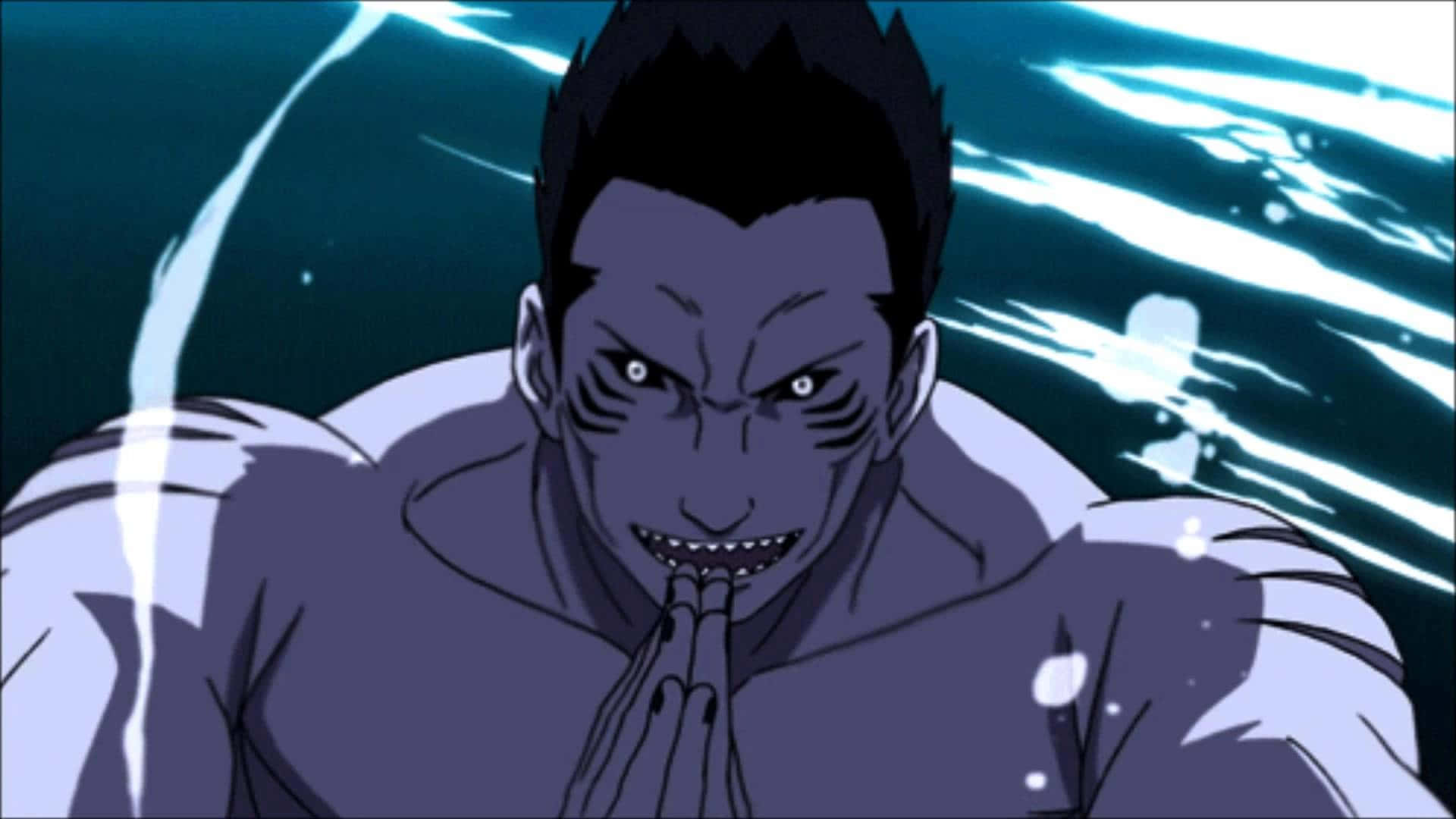 Kisame, glowing eyes, sharp teeth, Full HD Desktop Wallpaper