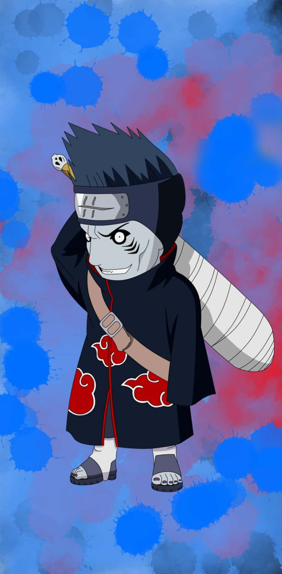 Kisame, chibi anime ninja, mask, HD Phone Wallpaper