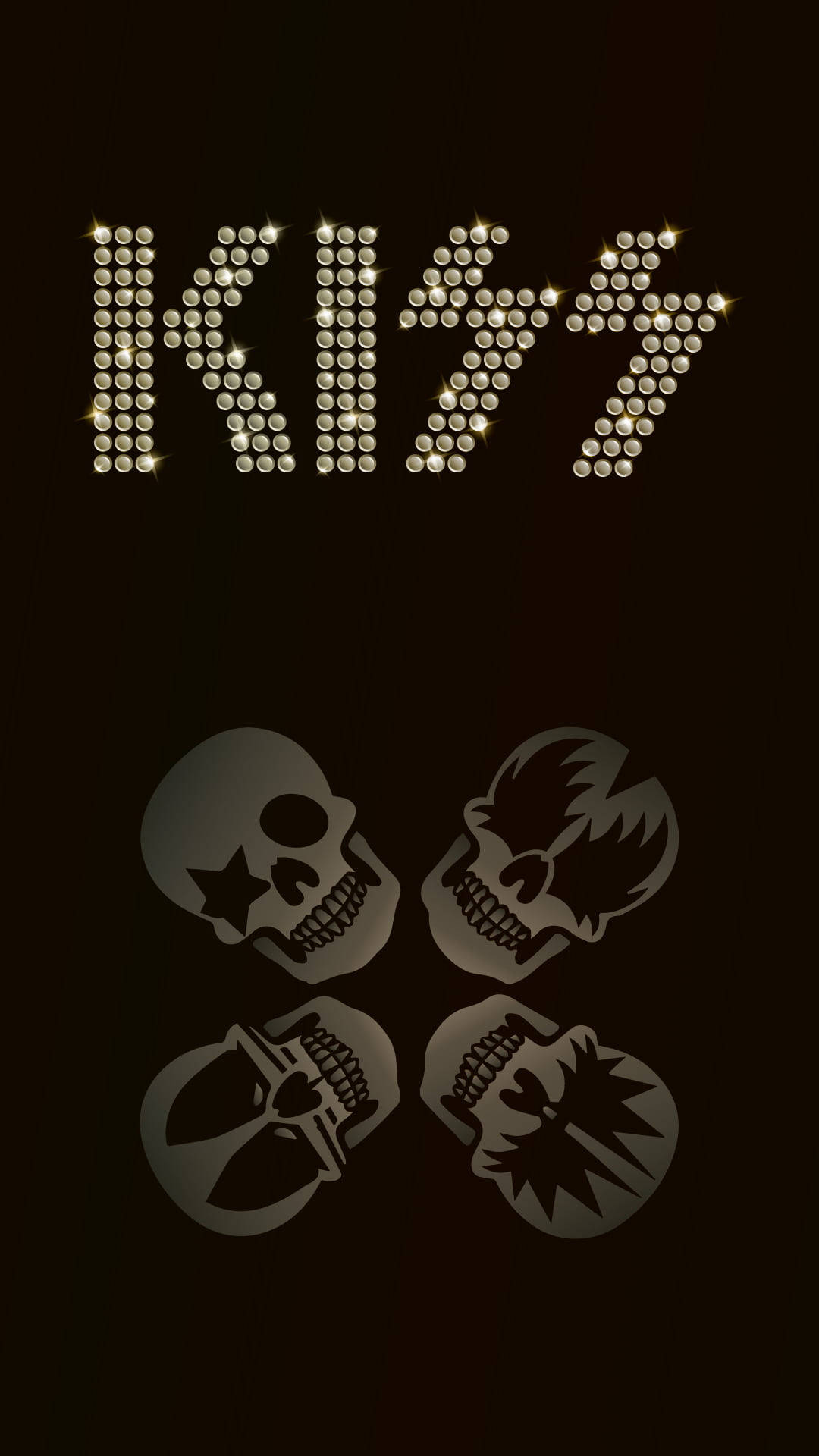 Kiss Band, Kiss, skull, Full HD Phone Wallpaper