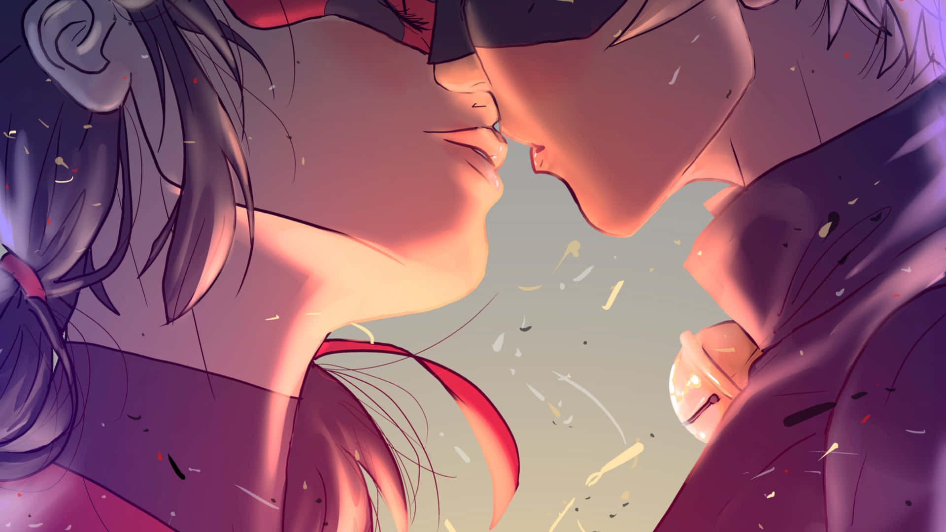 Kiss Cartoon, anime characters, superhero costumes, Full HD Desktop Wallpaper