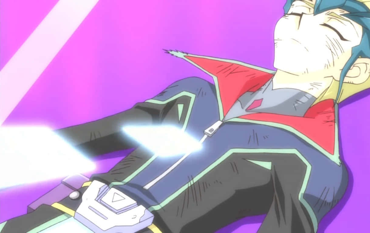 Kite Tenjo, blue-haired anime character, futuristic suit, SD Desktop Wallpaper