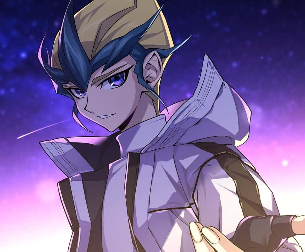Kite Tenjo, blue hair, purple eyes, SD Desktop Wallpaper