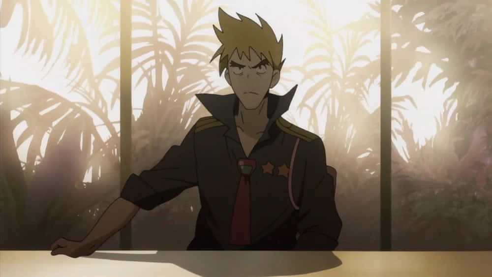 Kittan Bachika, spiky blonde hair, sunlight, SD Desktop Wallpaper