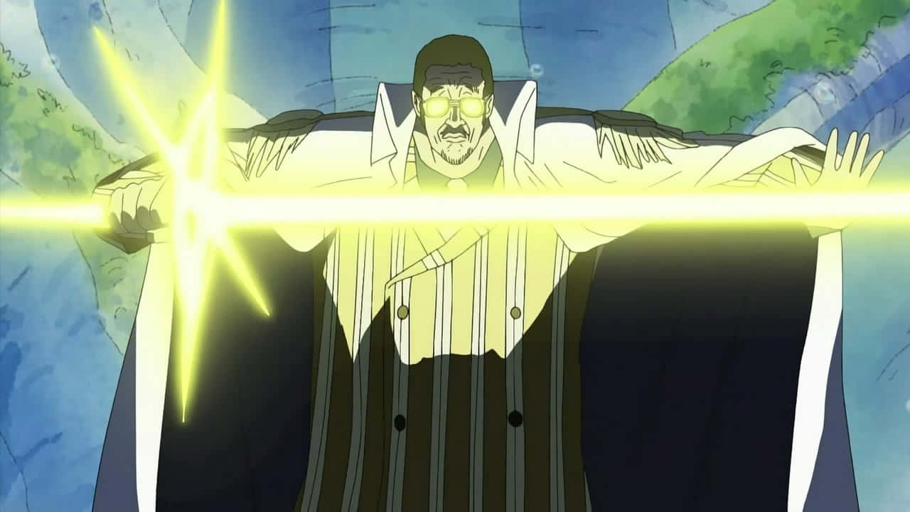 Kizaru, white coat, bright yellow energy beam, HD Desktop Wallpaper