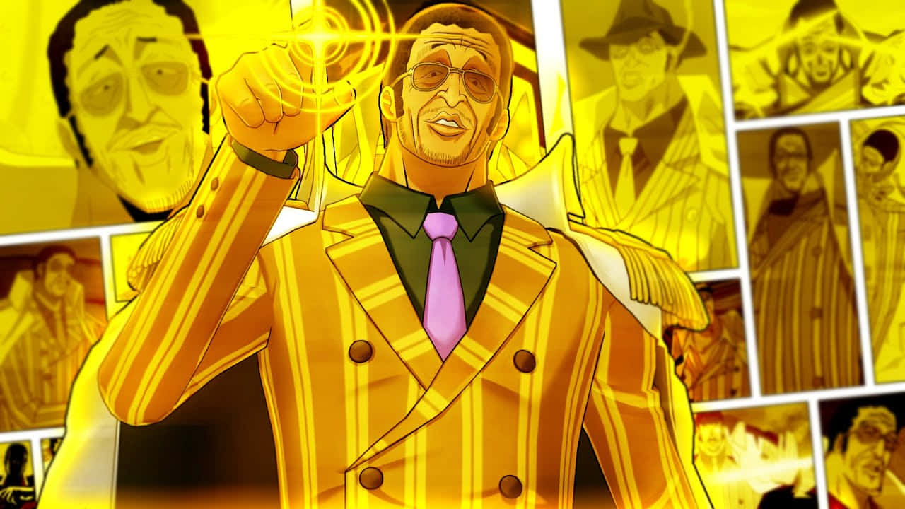 Kizaru, yellow striped suit, pink tie, HD Desktop Wallpaper
