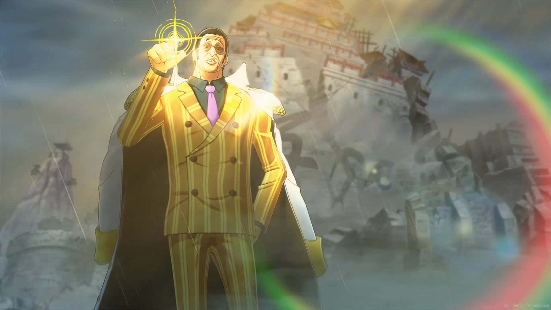 Kizaru, golden suit, glowing compass, Full HD Desktop Wallpaper