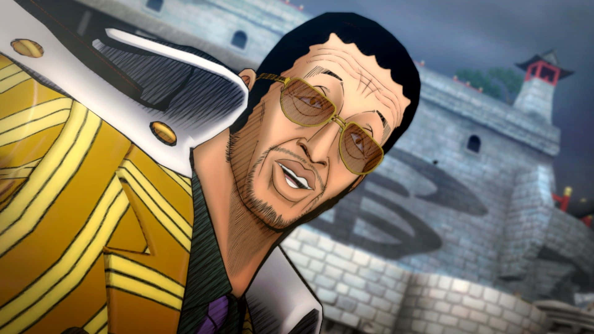 Kizaru, yellow striped shirt, sunglasses, Full HD Desktop Wallpaper