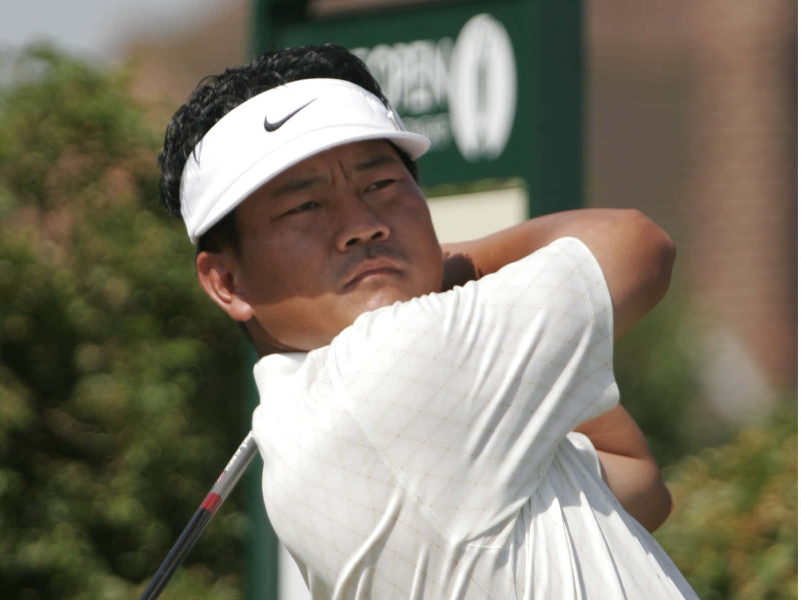 Kj Choi, golfer, white visor, HD Desktop Wallpaper
