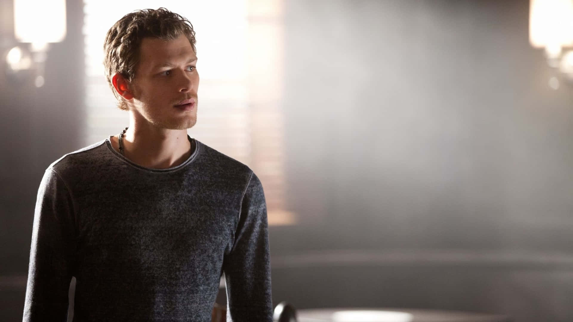 Klaus Mikaelson, long sleeved shirt, dark sweater, Full HD Desktop Wallpaper