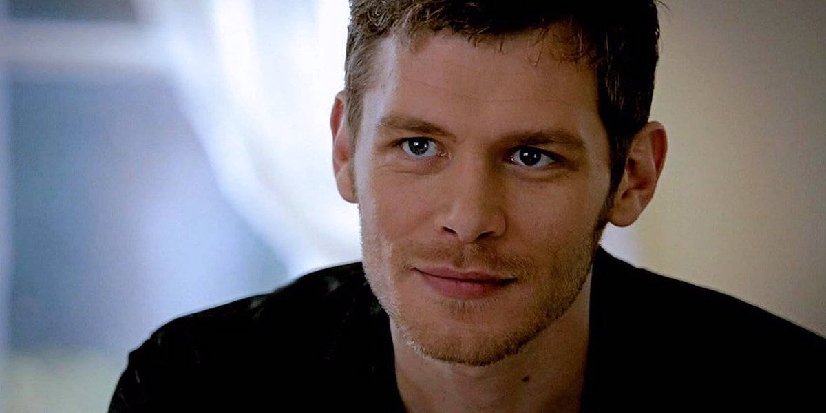 Klaus Mikaelson, short dark hair, blue eyes, SD Desktop Wallpaper