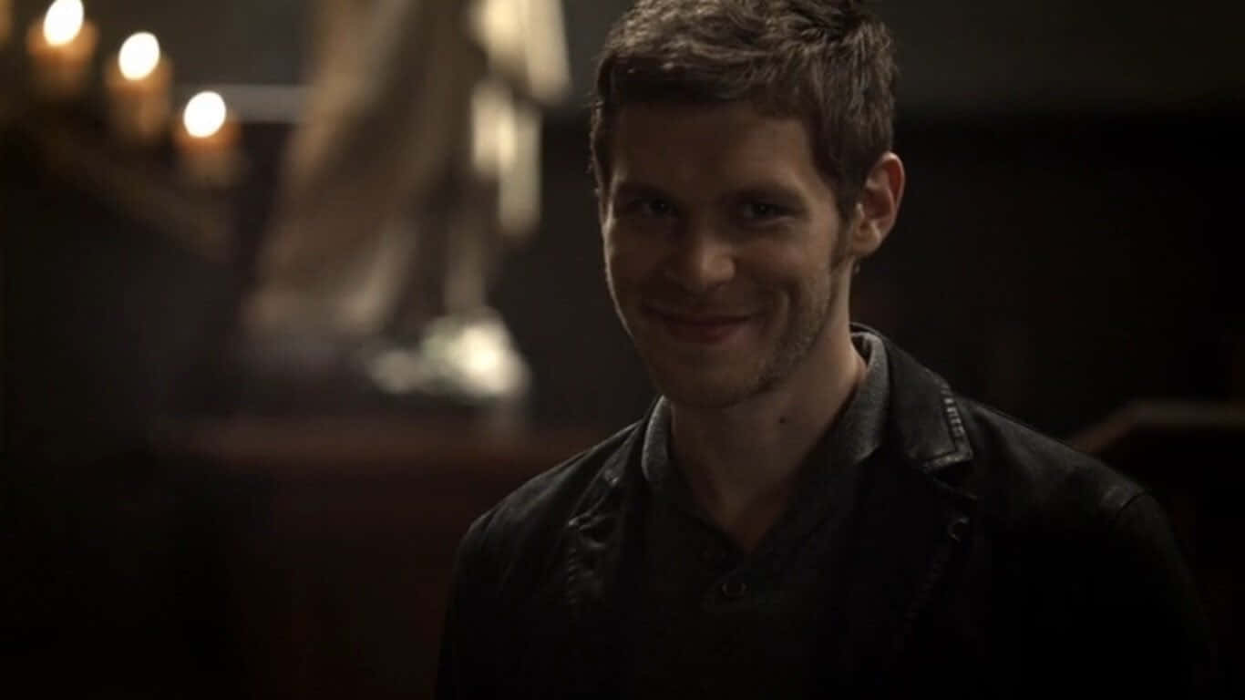 Klaus Mikaelson, candlelight, dimly lit room, HD Desktop Wallpaper