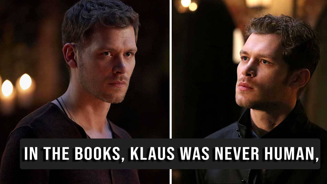 Klaus Mikaelson, dim candlelit rooms, split-screen, HD Desktop Wallpaper
