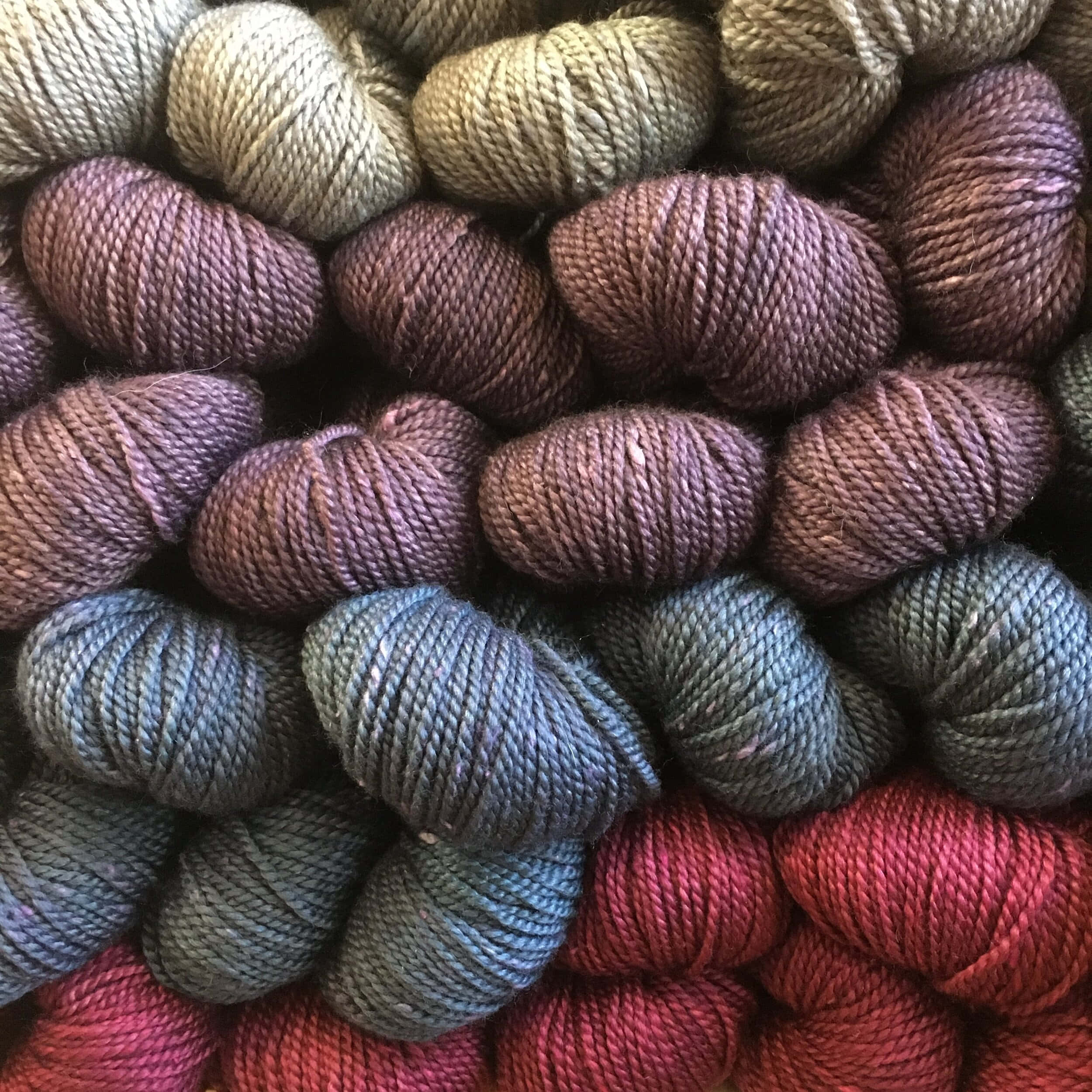 knit and stitch shop, skeins of yarn, earthy tones, Full HD Desktop Wallpaper