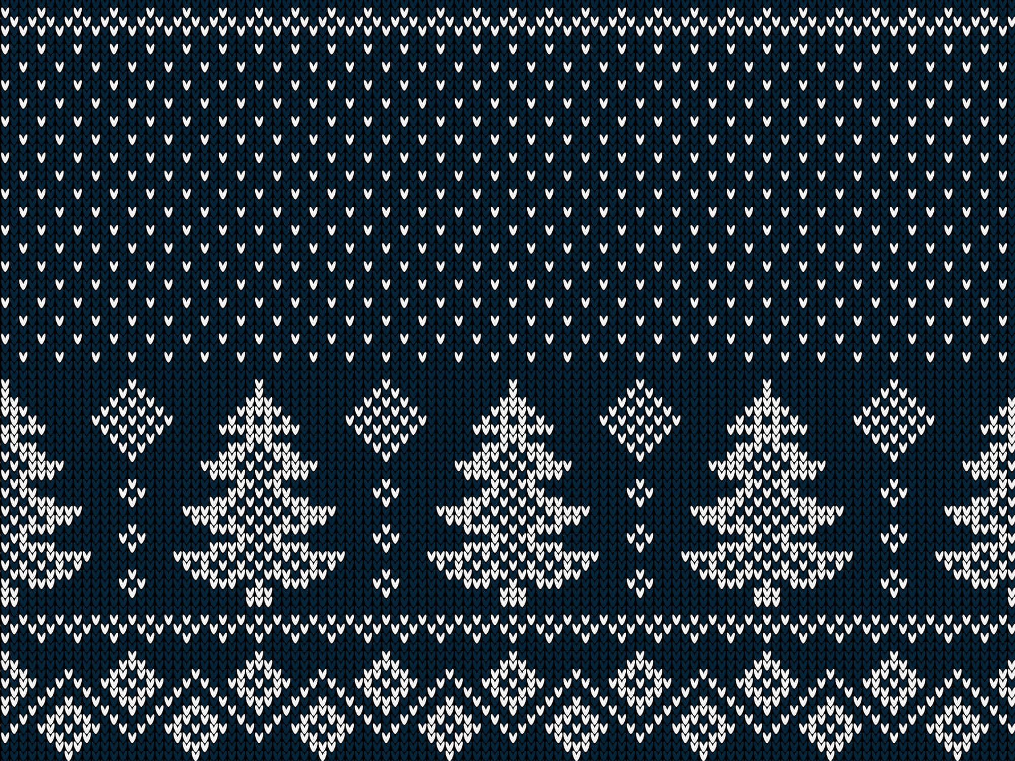 winter design, dark blue, white heart stitches, Full HD Desktop Wallpaper