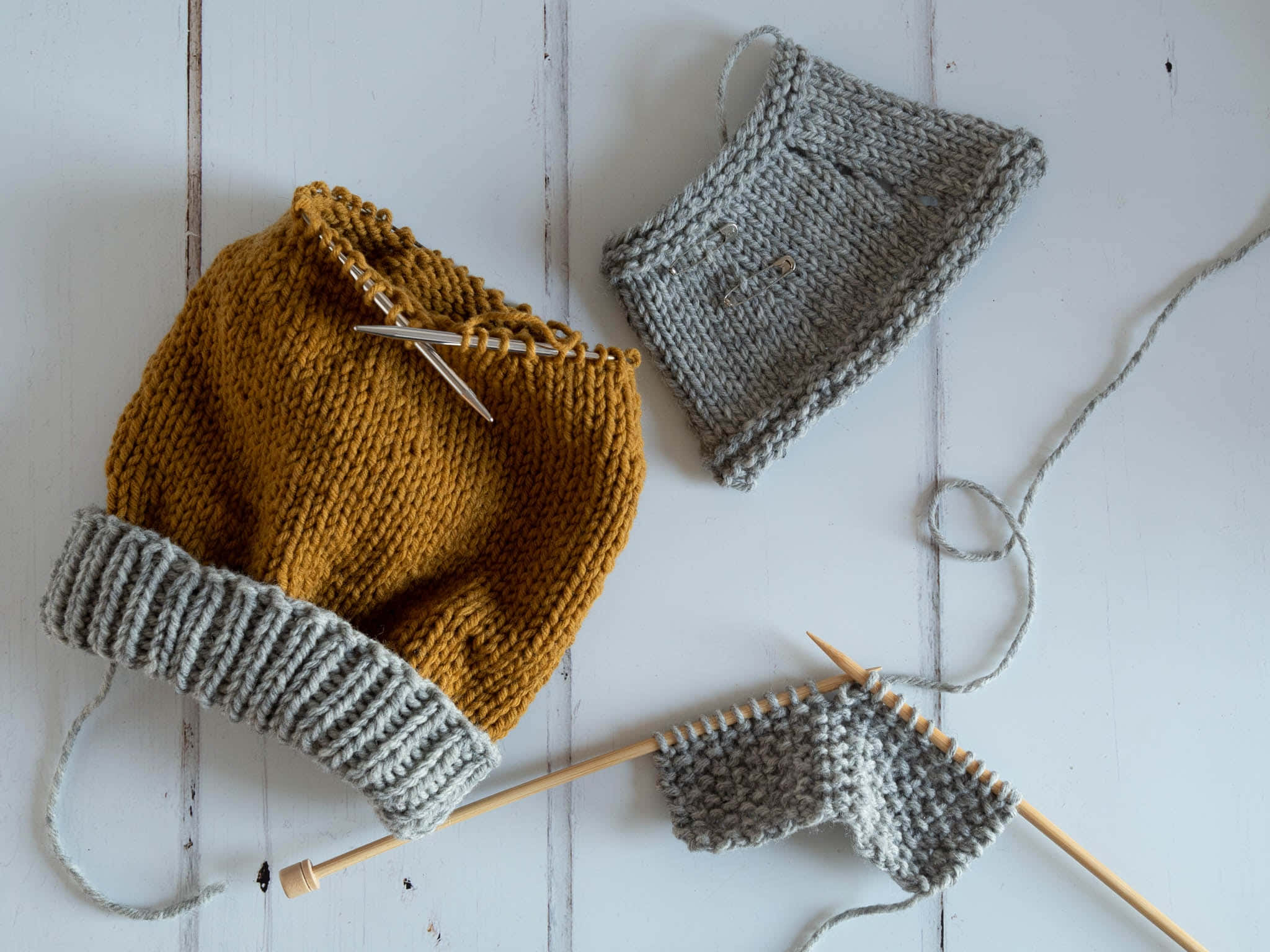 knitting, wool, baby bonnet, Full HD Desktop Wallpaper