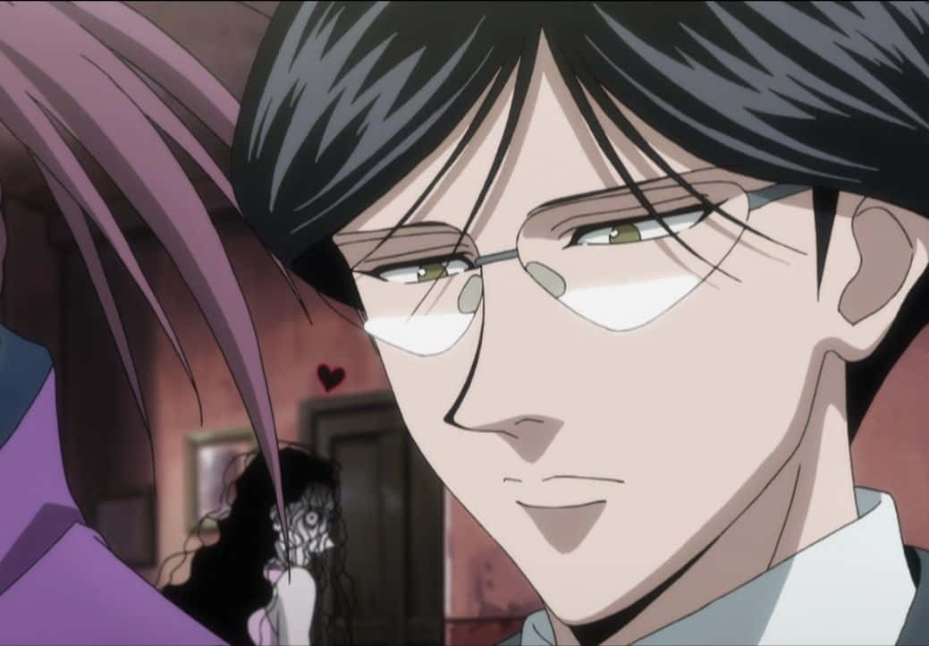Knov, 1039 x 722, purple-haired woman, SD Desktop Wallpaper