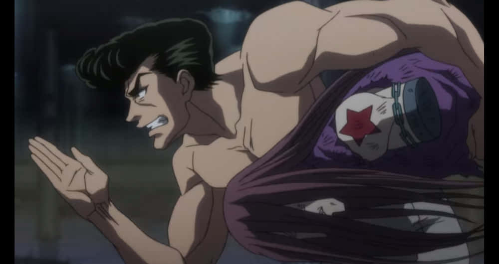 Knuckle Bine, red star tattoo, purple cloak, SD Desktop Wallpaper