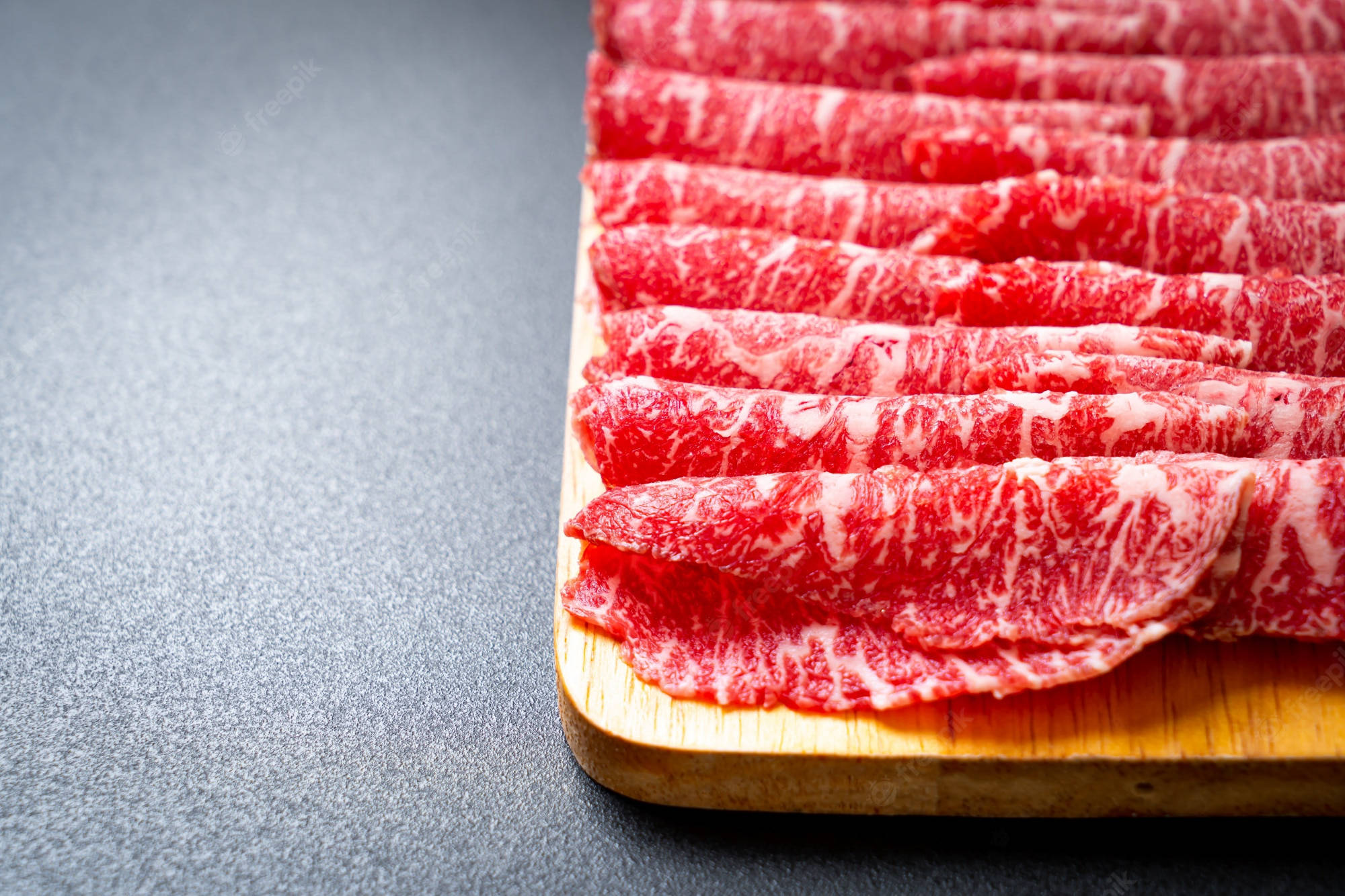 Kobe Beef, thinly sliced, marbled beef, Full HD Desktop Wallpaper