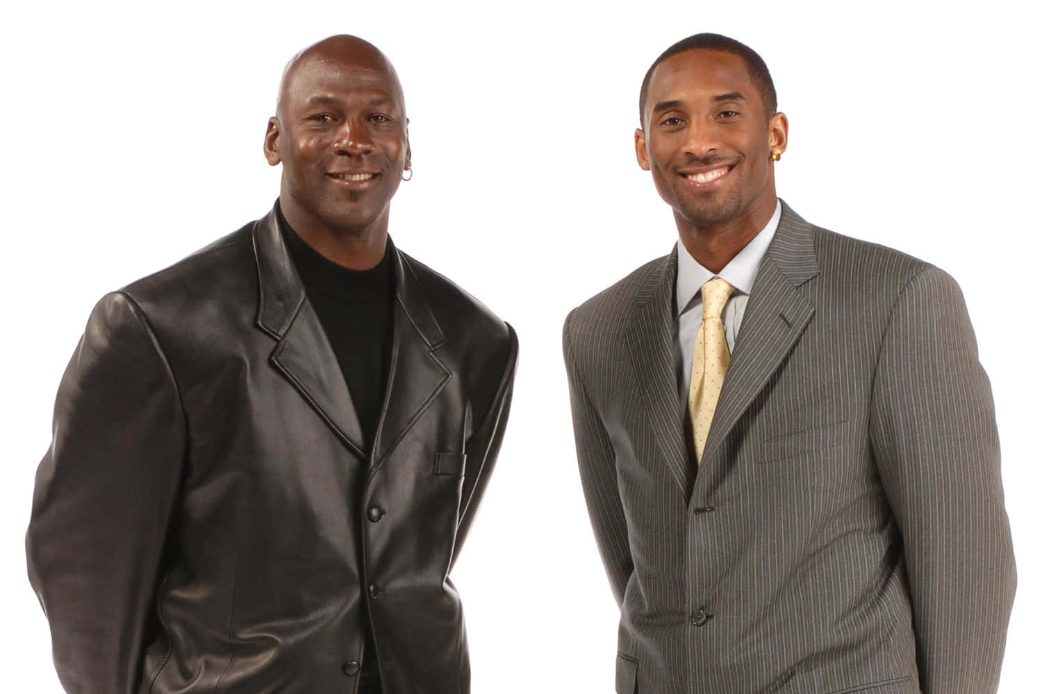 Kobe Bryant, Michael Jordan, minimalist illustration, HD Desktop Wallpaper