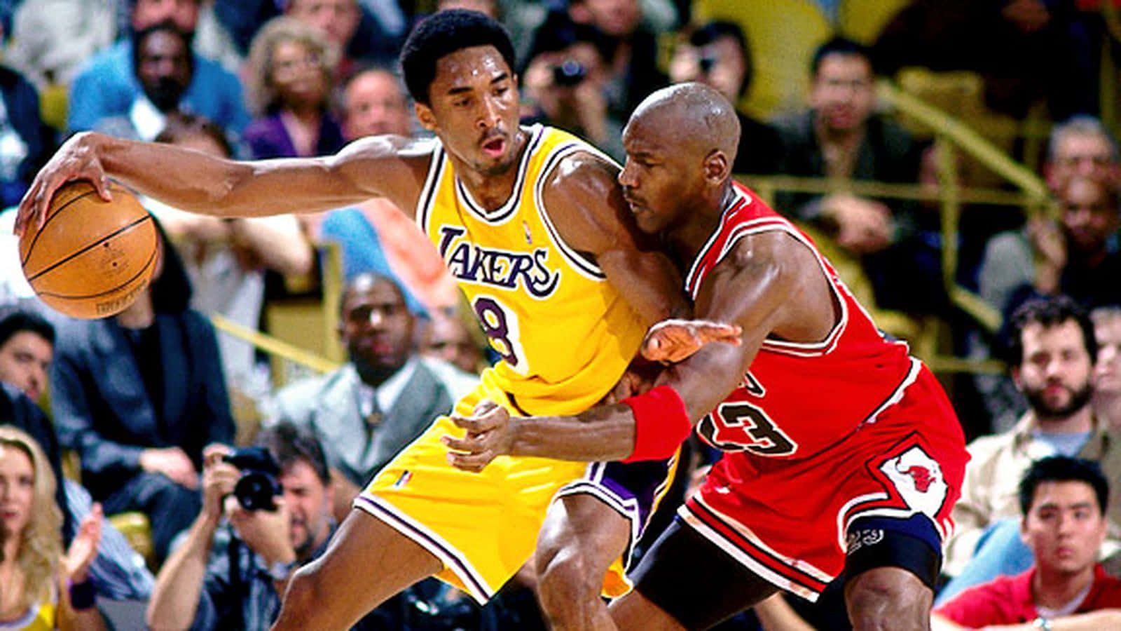 Michael Jordan, Kobe Bryant, Lakers player, HD Desktop Wallpaper