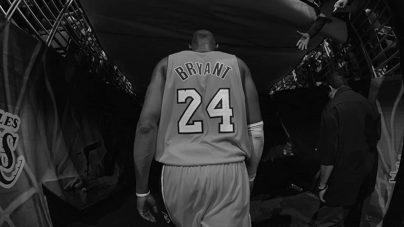 Kobe Bryant, 24 jersey, dimly lit tunnel, HD Desktop Wallpaper