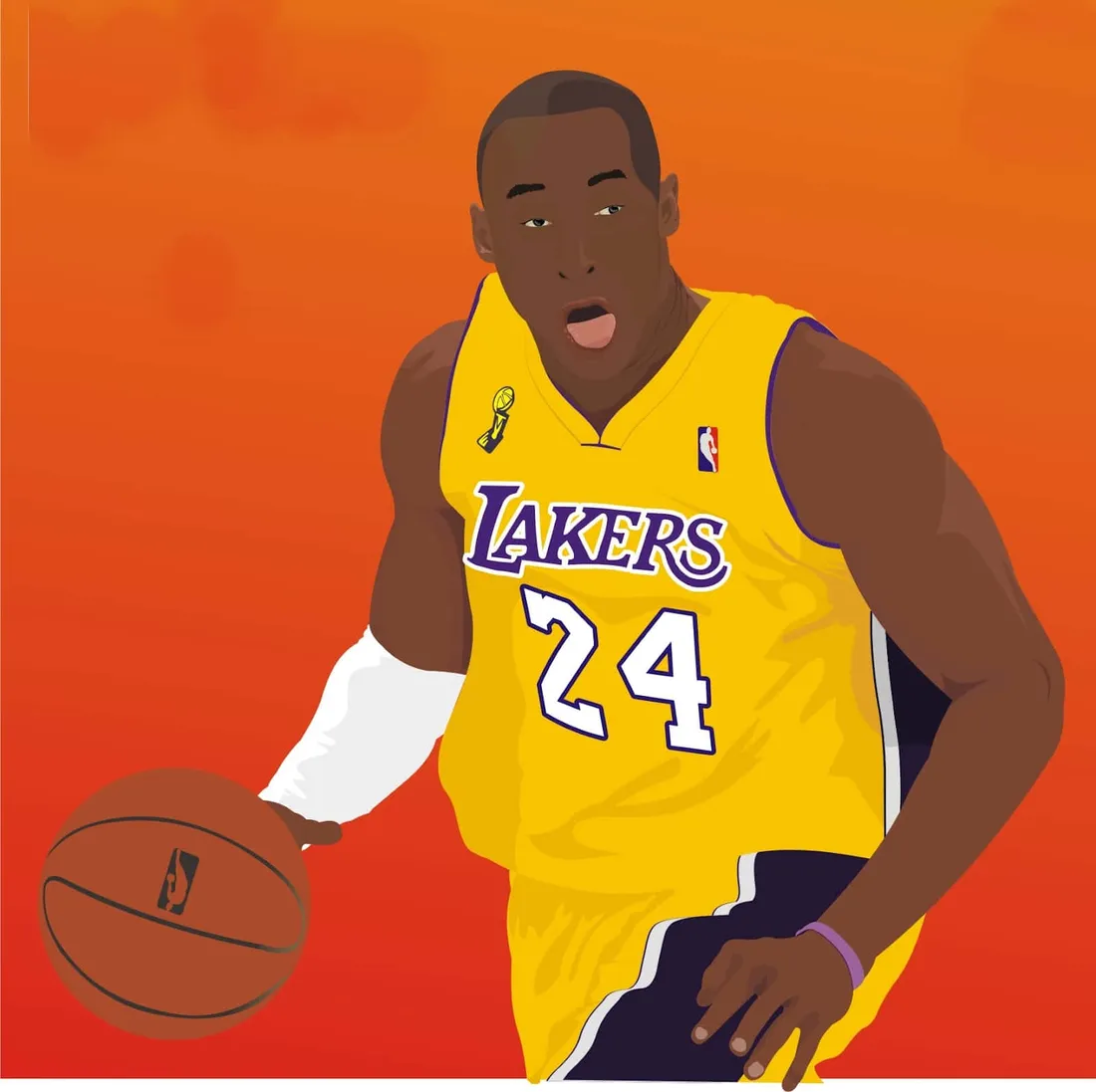 Kobe Bryant Cartoon