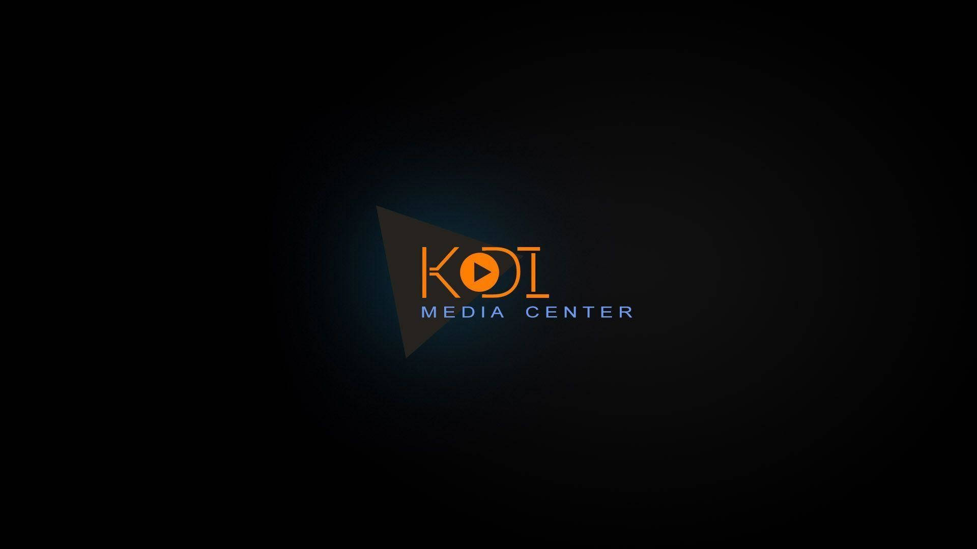 Kodi, orange, blue, Full HD Desktop Wallpaper