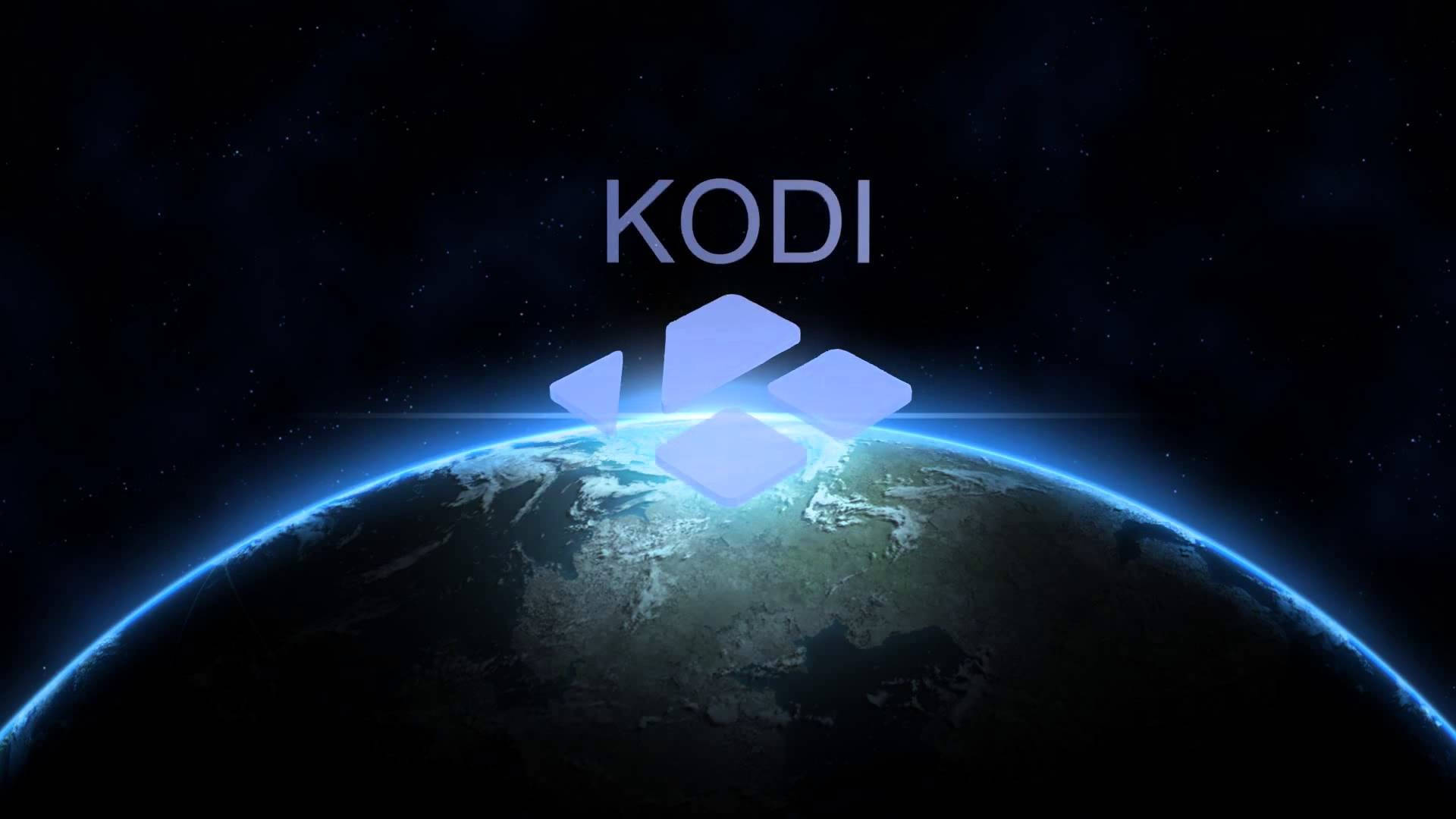 Kodi, planet HD, glowing blue atmospheric line, Full HD Desktop Wallpaper