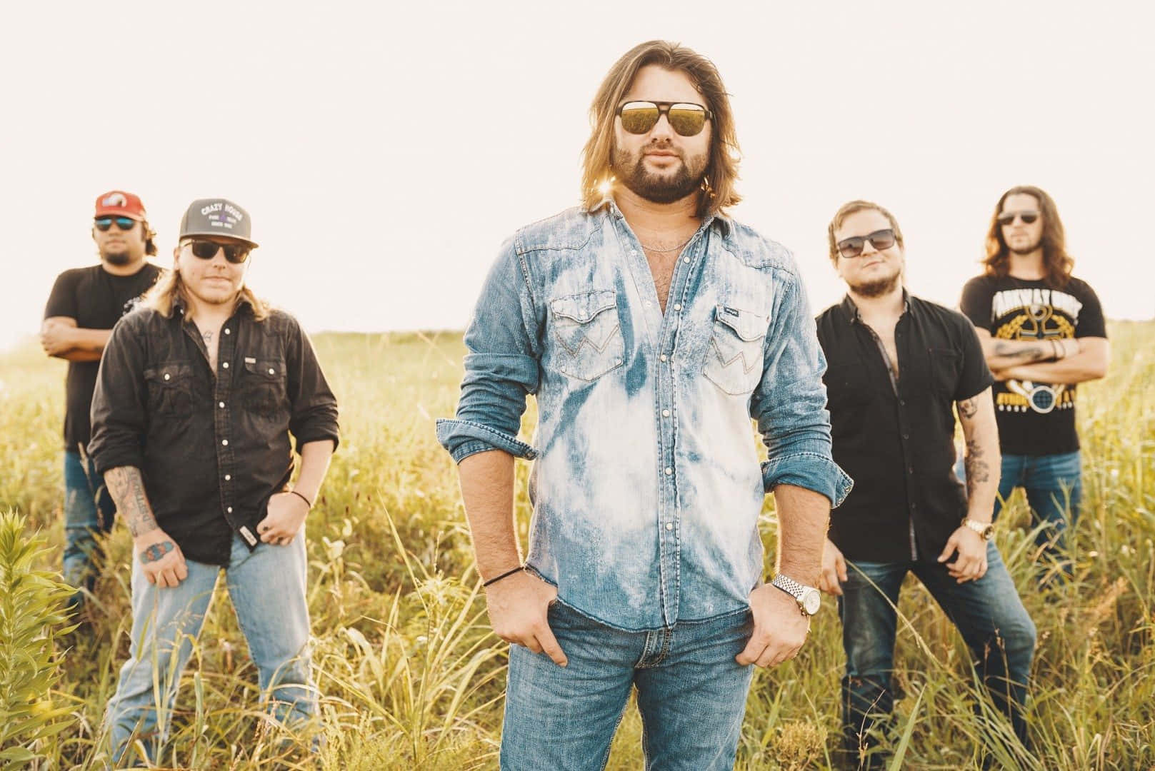 Koe Wetzel, band, field, HD Desktop Wallpaper