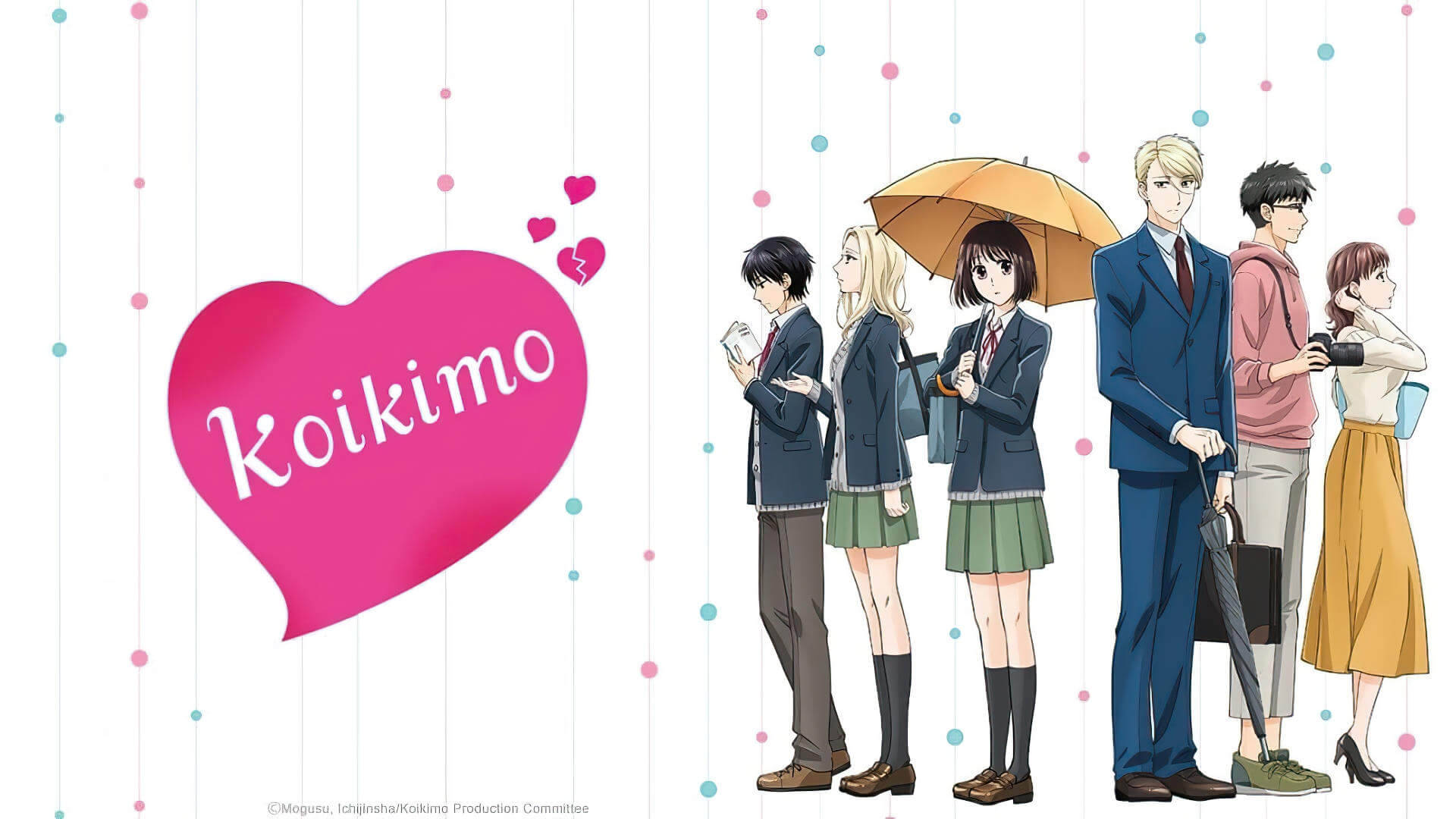 Koikimo, character poster, school attire, Full HD Desktop Wallpaper