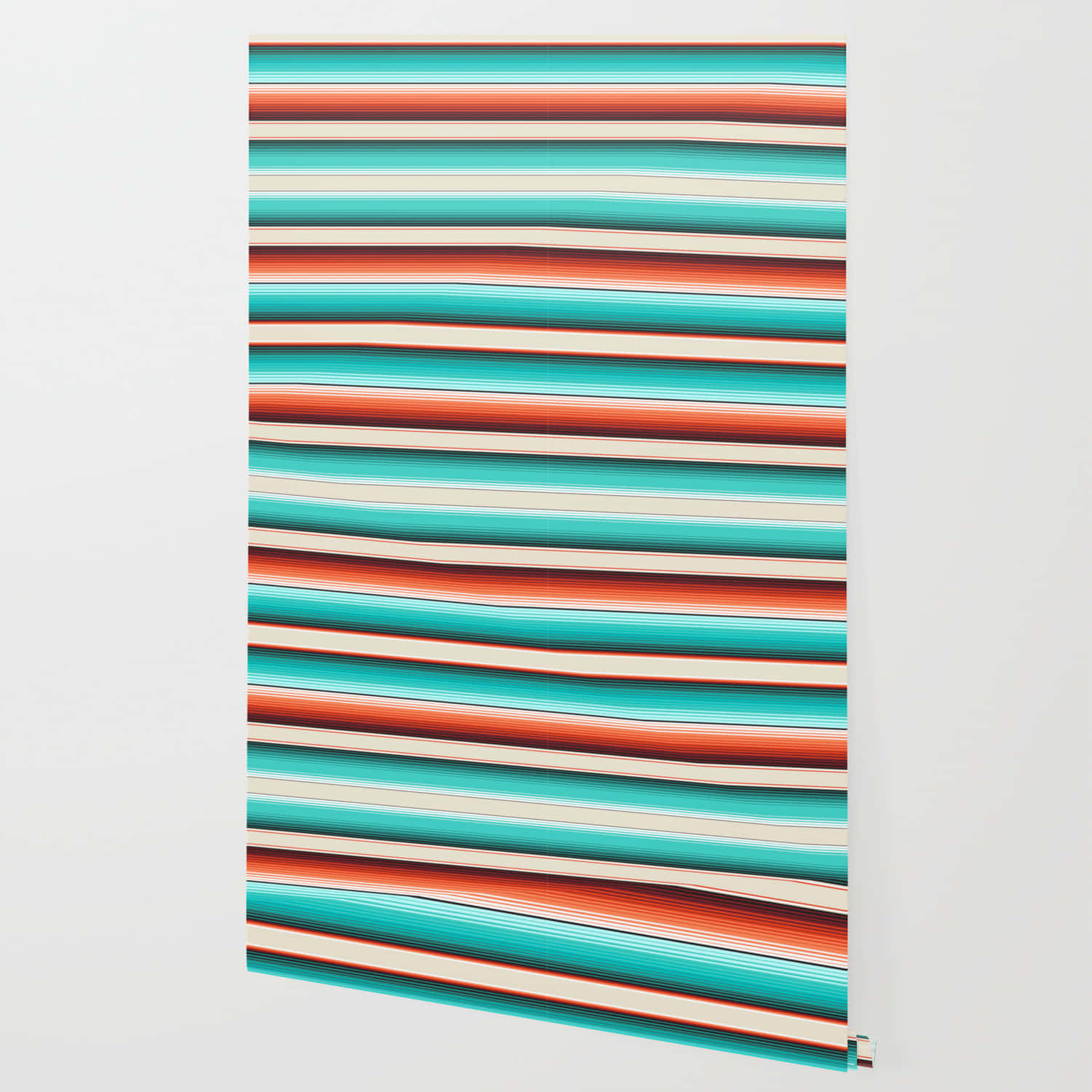 serape, turquoise, coral, HD Desktop Wallpaper