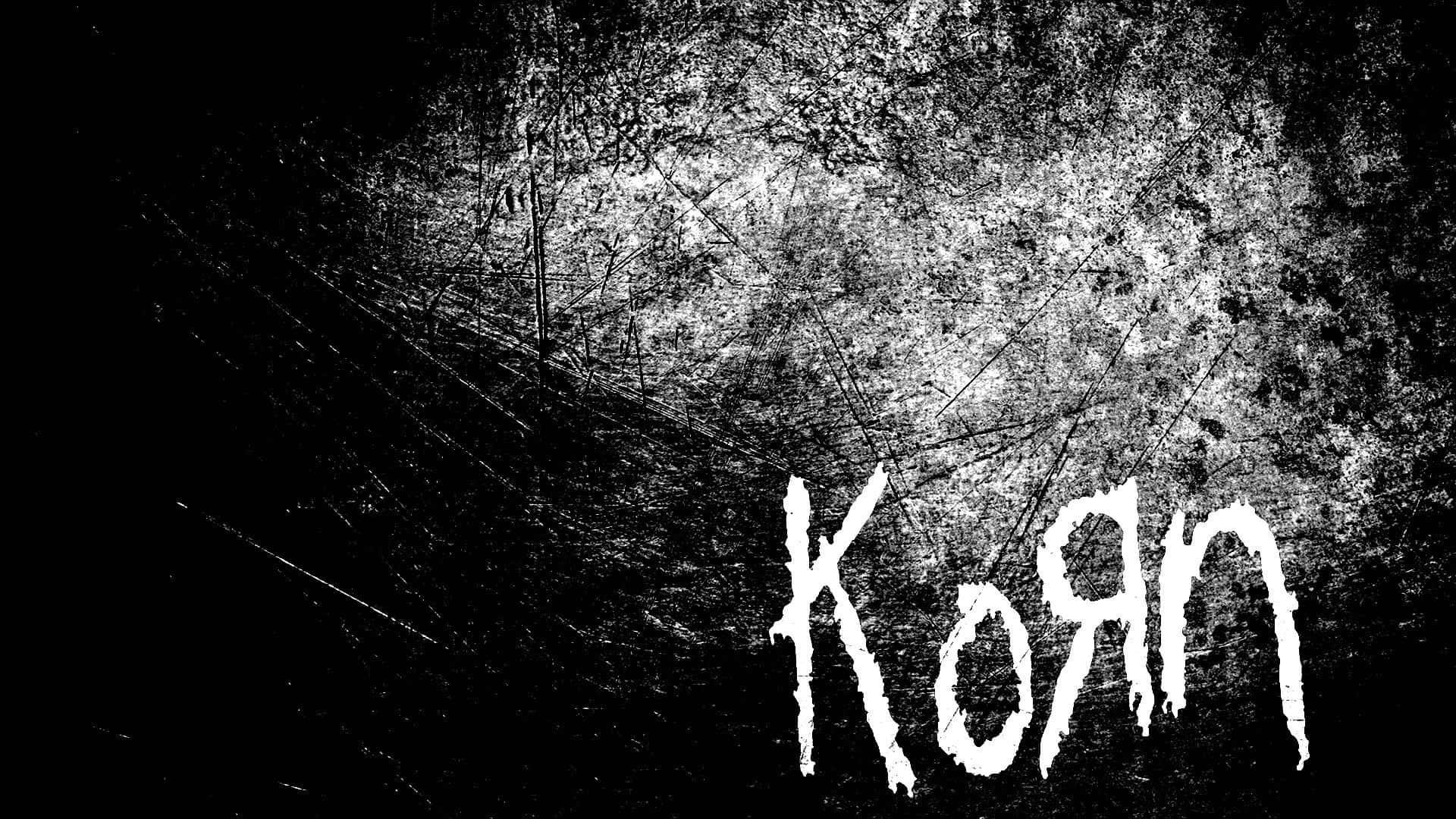 korn, black and white textured background, scratched lines, Full HD Desktop Wallpaper