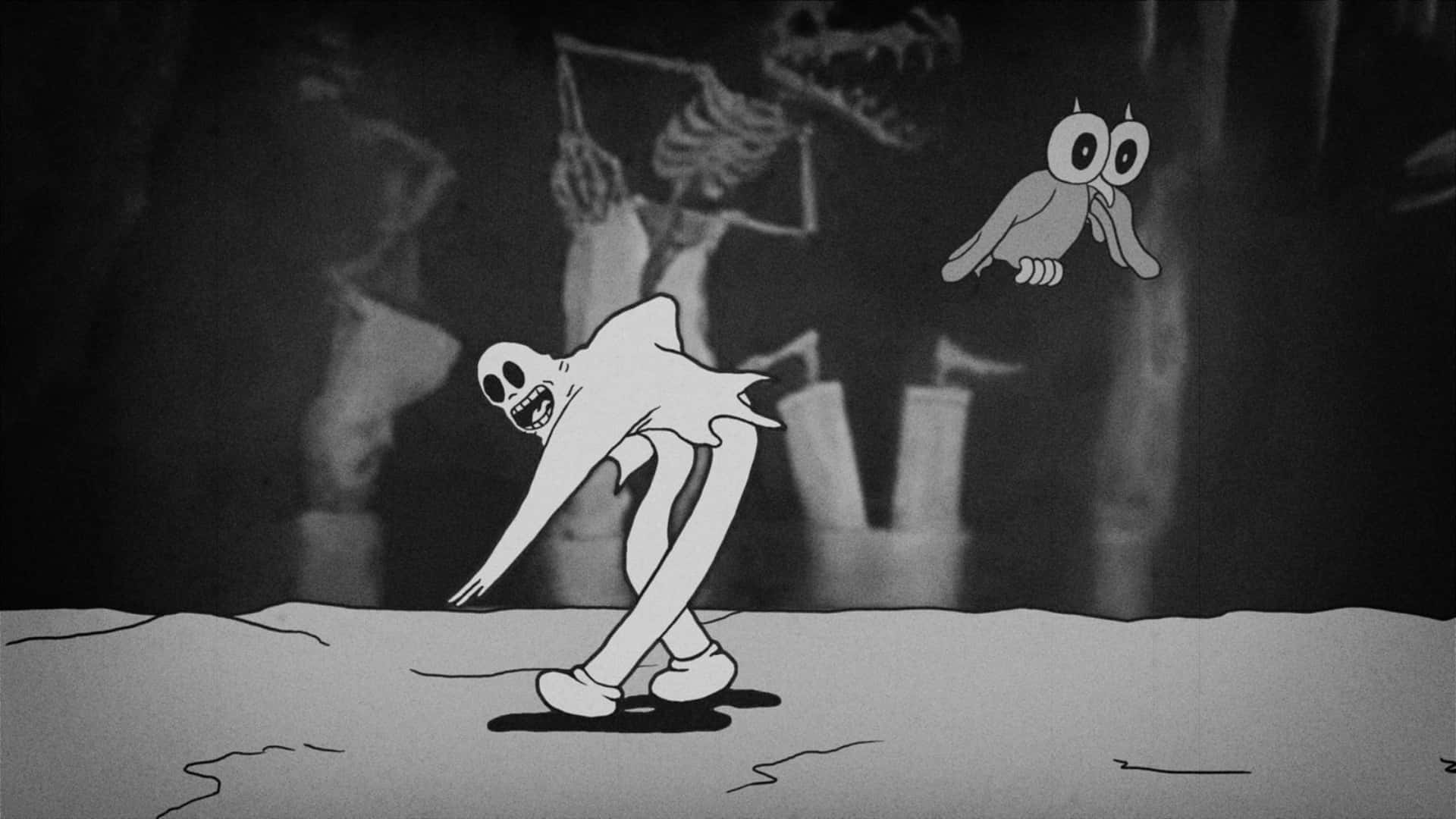 Koko The Clown, classic animation, cartoon ghost, Full HD Desktop Wallpaper