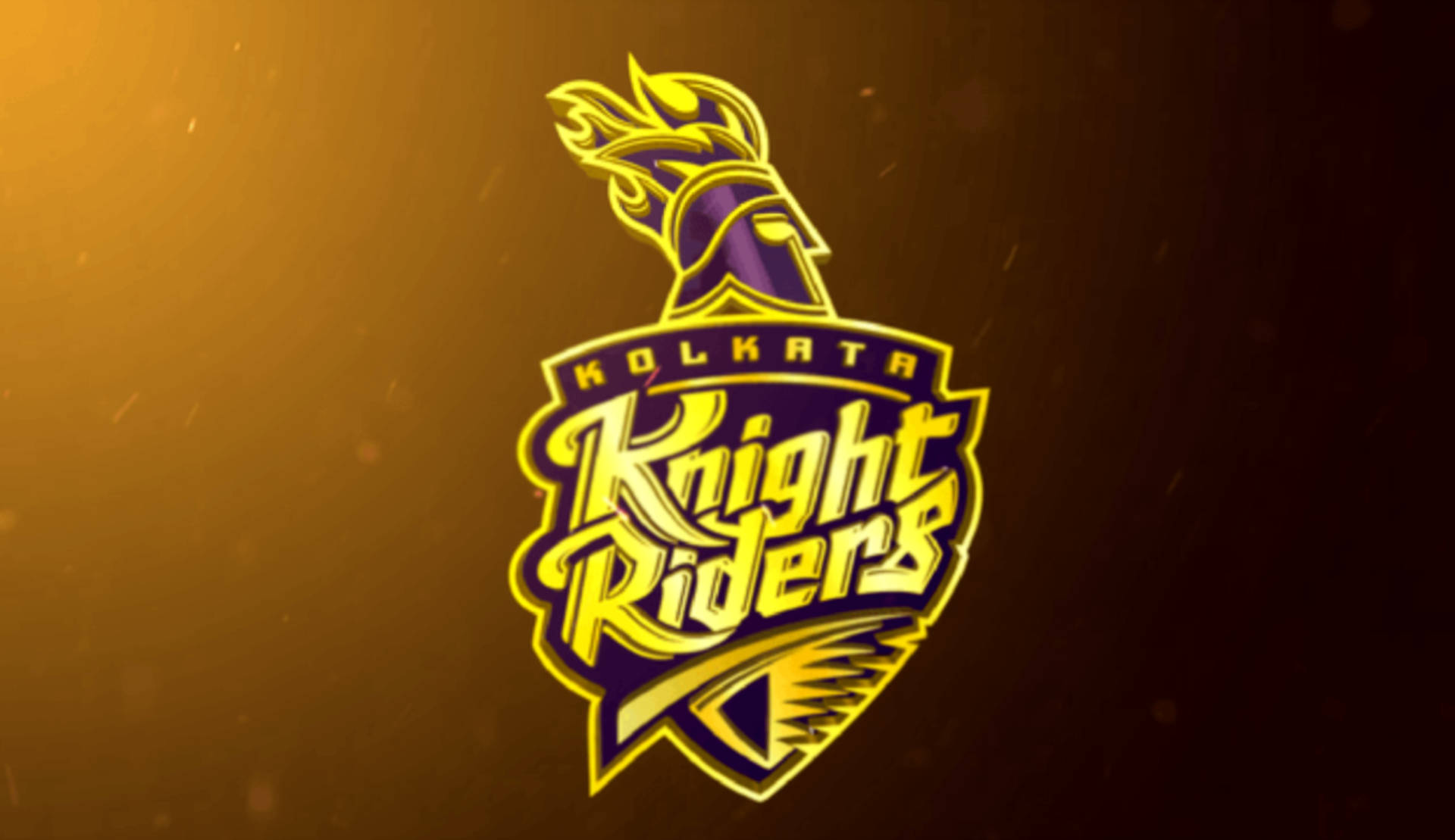 Kolkata Knight Riders, dark orange, glowing yellow, Full HD Desktop Wallpaper