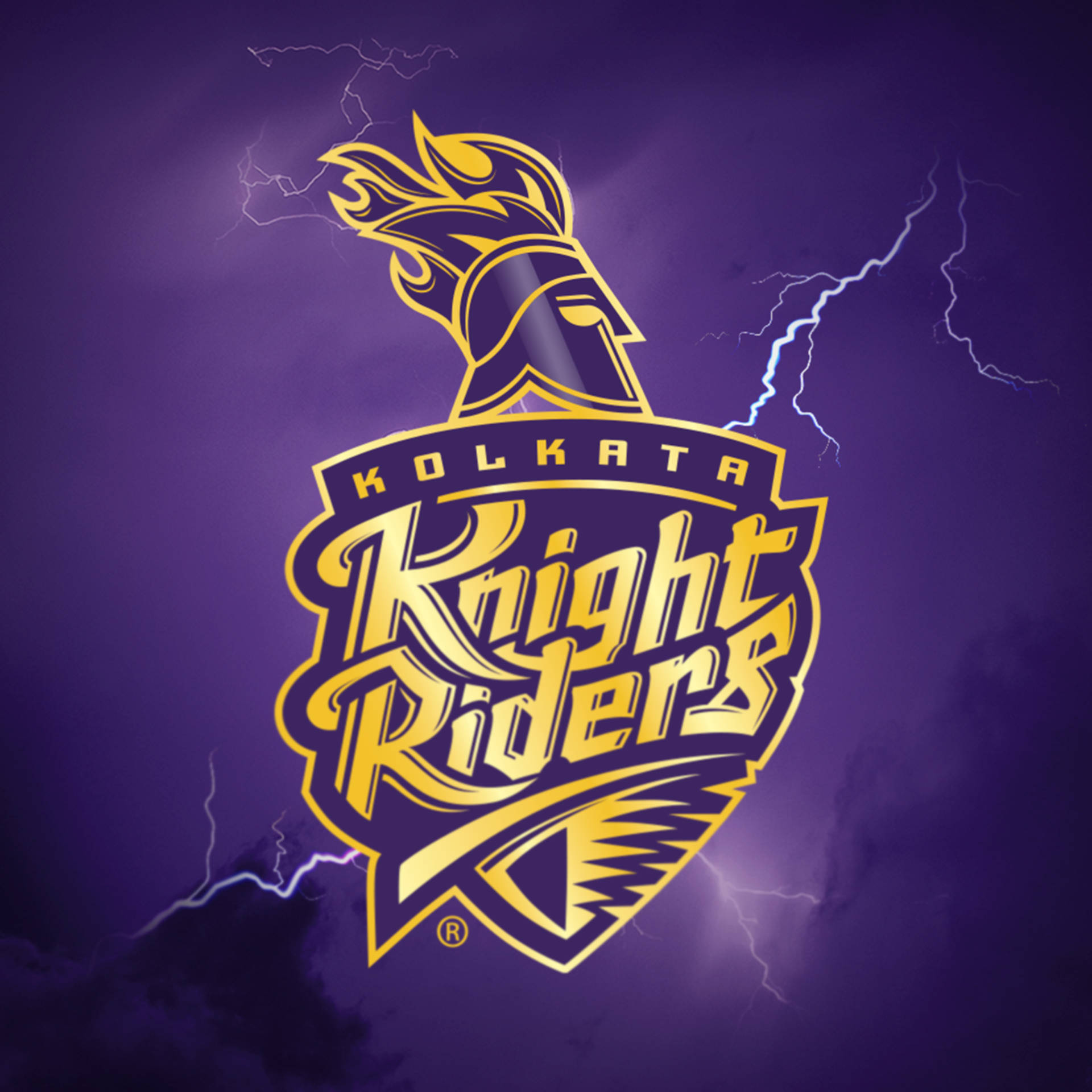 Kolkata Knight Riders, golden Kolkata Knight Riders logo, knight helmet, Full HD Desktop Wallpaper
