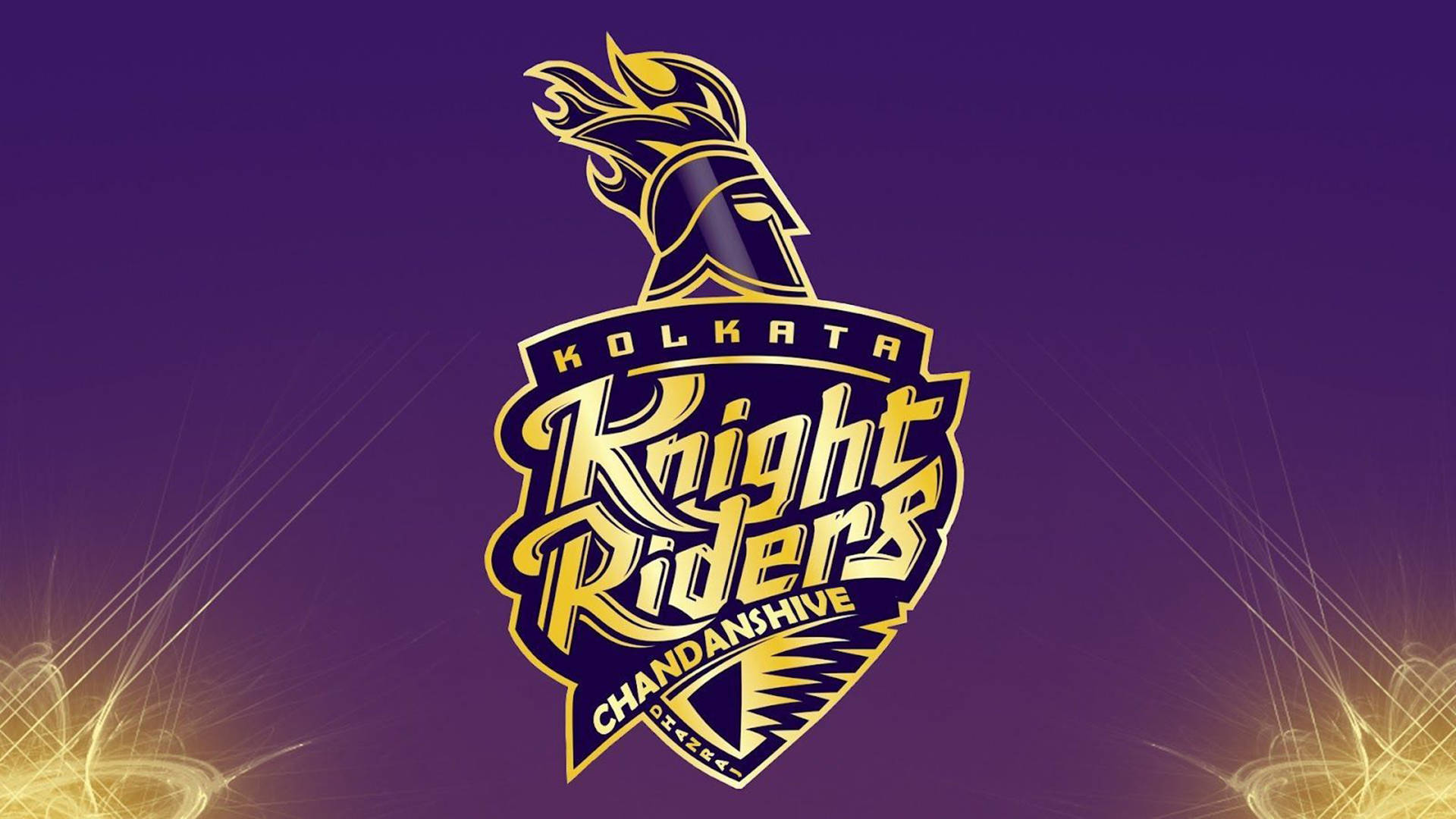 Kolkata Knight Riders, cricket team logo, knight helmet, Full HD Desktop Wallpaper