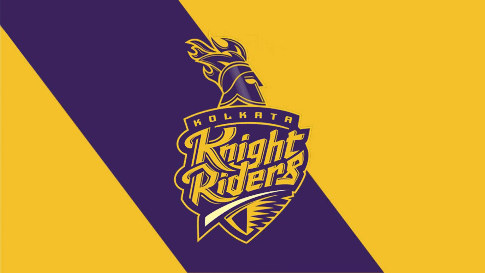 Kolkata Knight Riders, gold, purple, Full HD Desktop Wallpaper